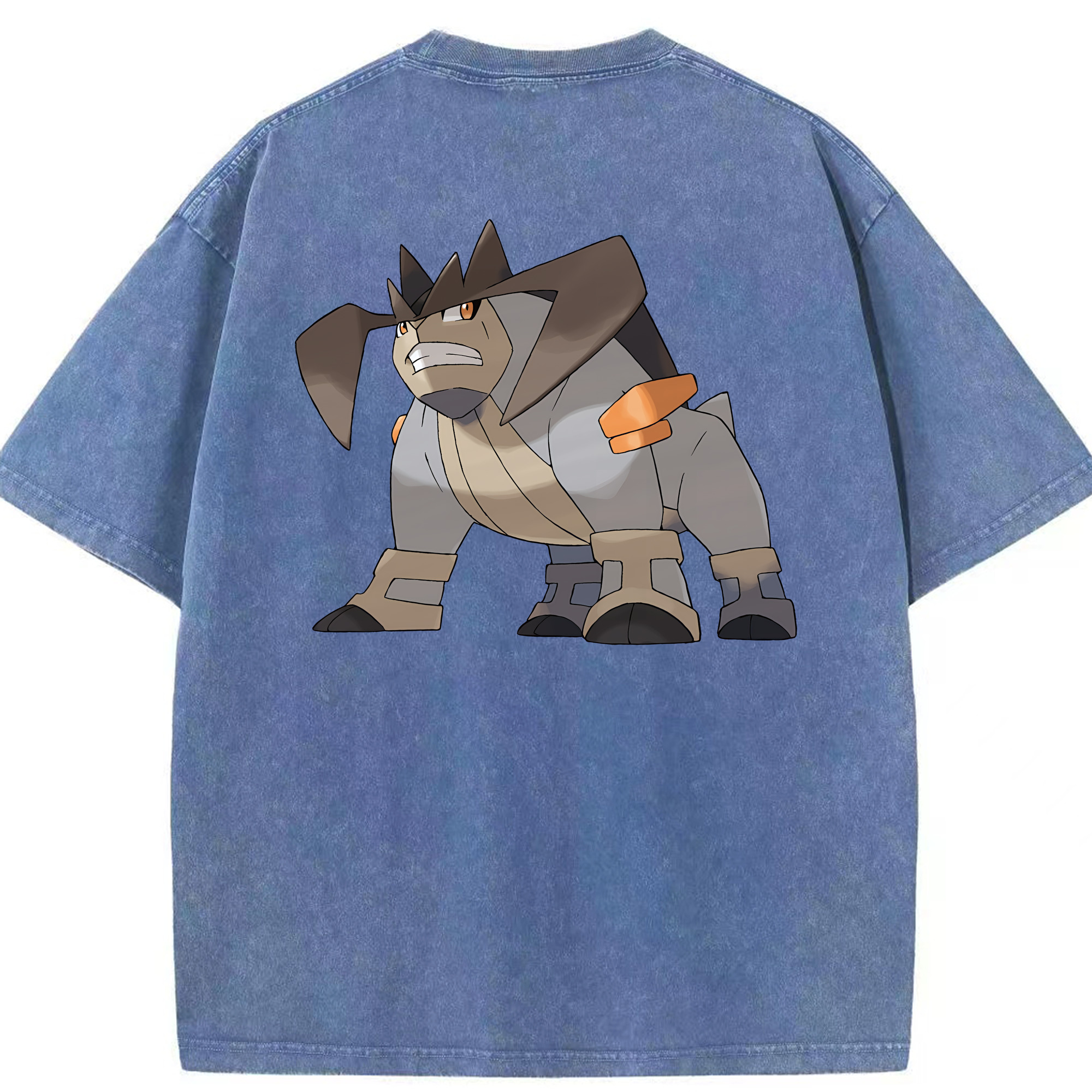 （画像用） ポケットモンスター Pokémon 綿100% ヴィンテージ風 半袖Tシャツ（背面プリント）