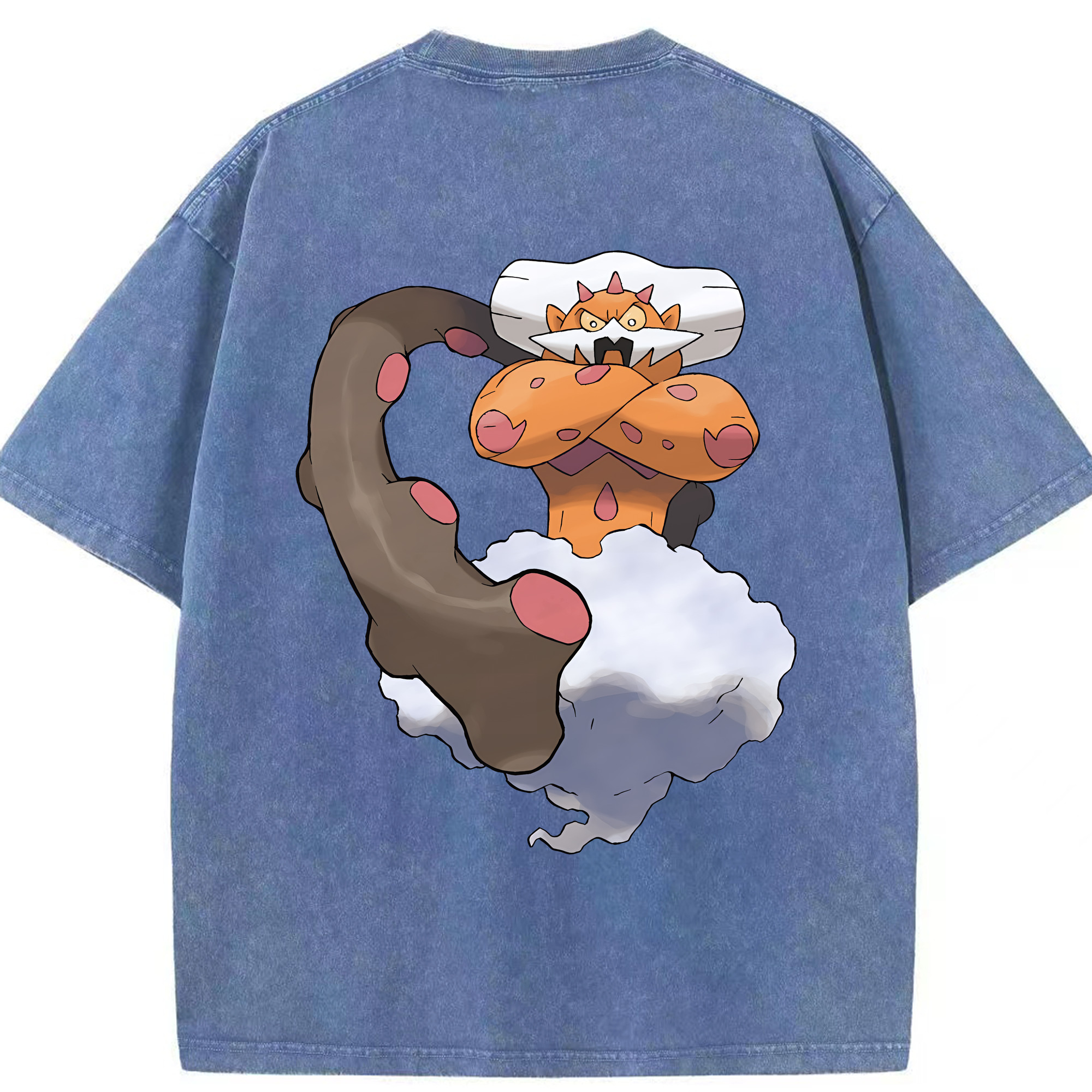 （画像用） ポケットモンスター Pokémon 綿100% ヴィンテージ風 半袖Tシャツ（背面プリント）