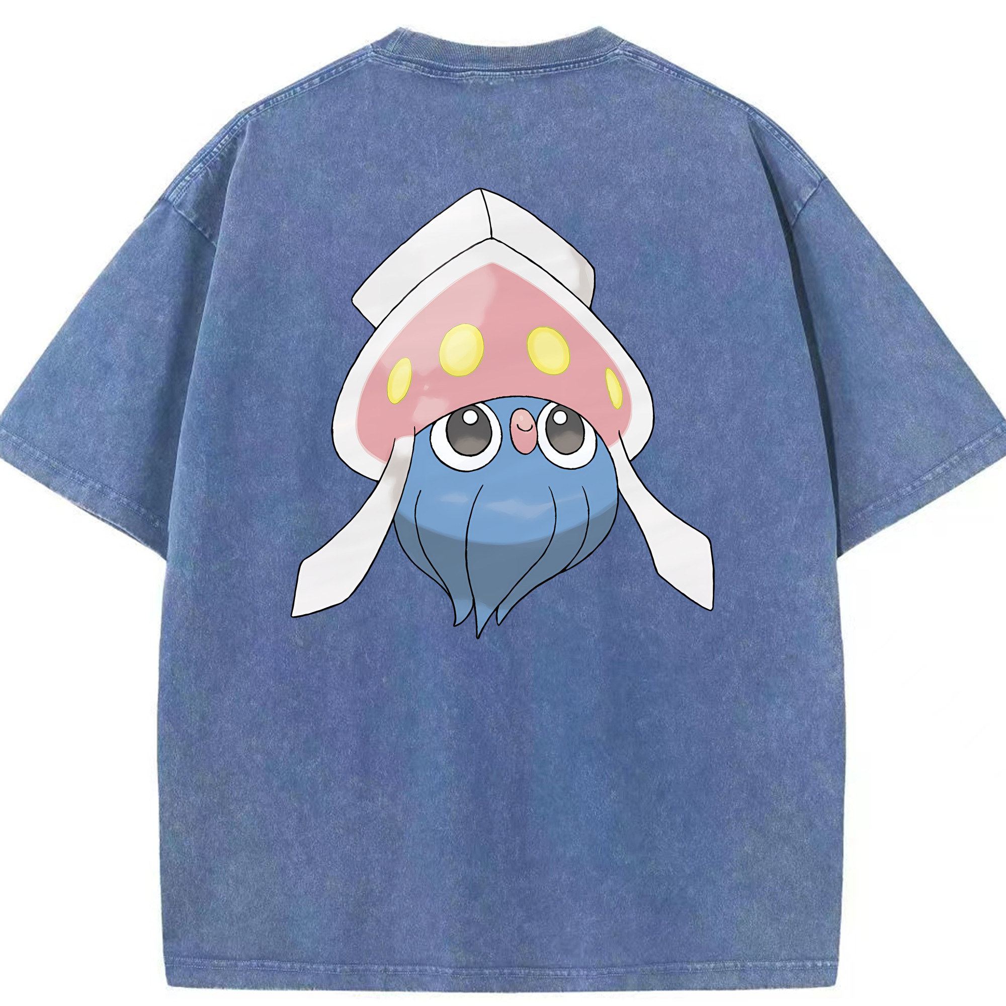 （画像用） ポケットモンスター Pokémon 綿100% ヴィンテージ風 半袖Tシャツ（背面プリント）