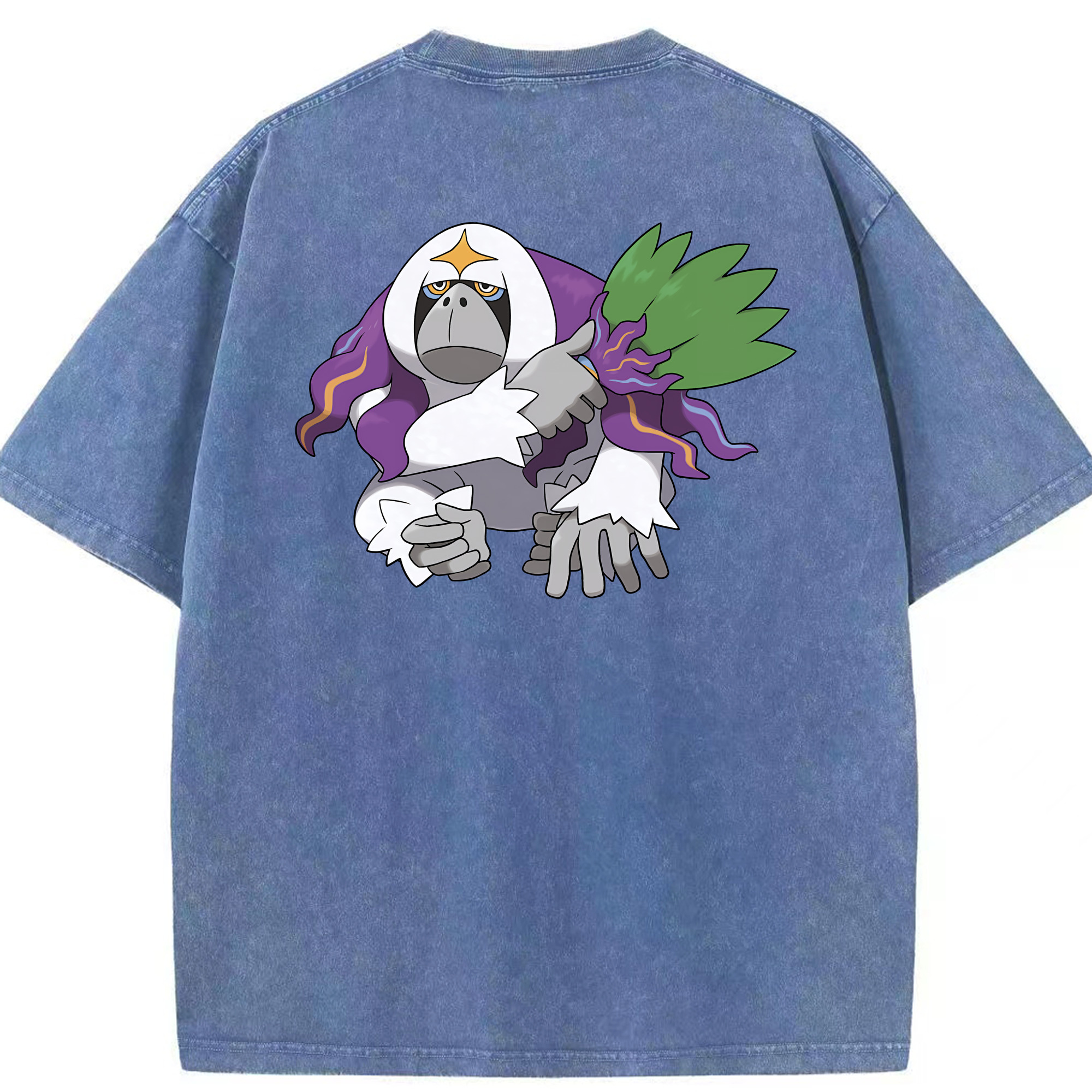 （画像用） ポケットモンスター Pokémon 綿100% ヴィンテージ風 半袖Tシャツ（背面プリント）
