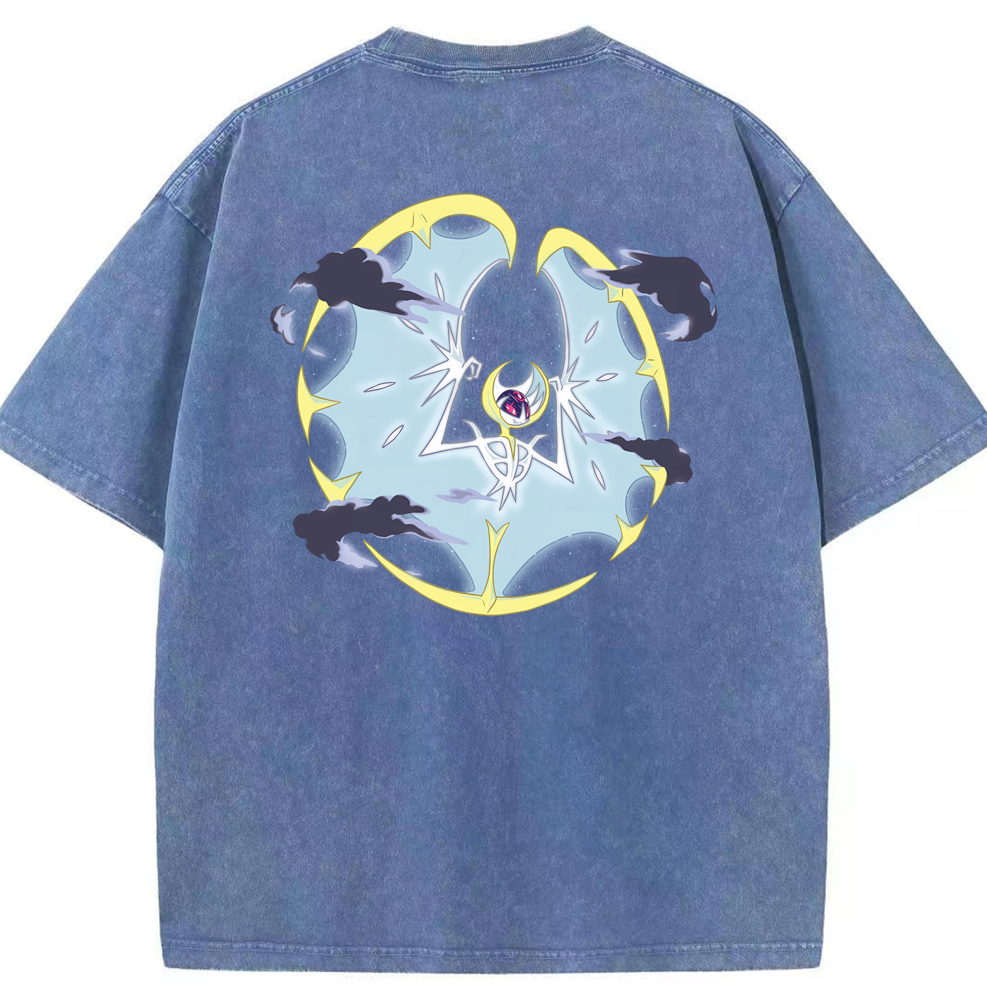 （画像用） ポケットモンスター Pokémon 綿100% ヴィンテージ風 半袖Tシャツ（背面プリント）