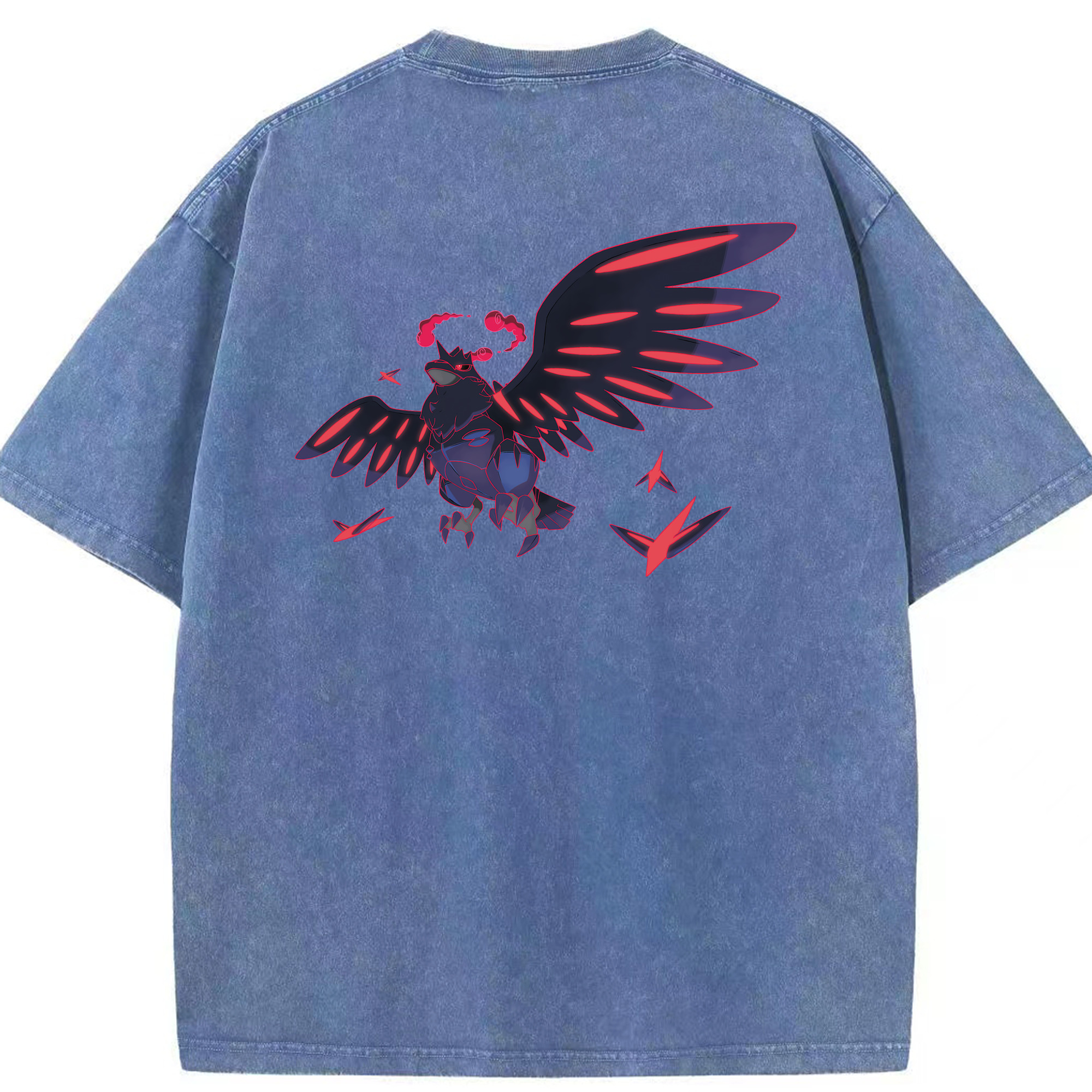 （画像用） ポケットモンスター Pokémon 綿100% ヴィンテージ風 半袖Tシャツ（背面プリント）