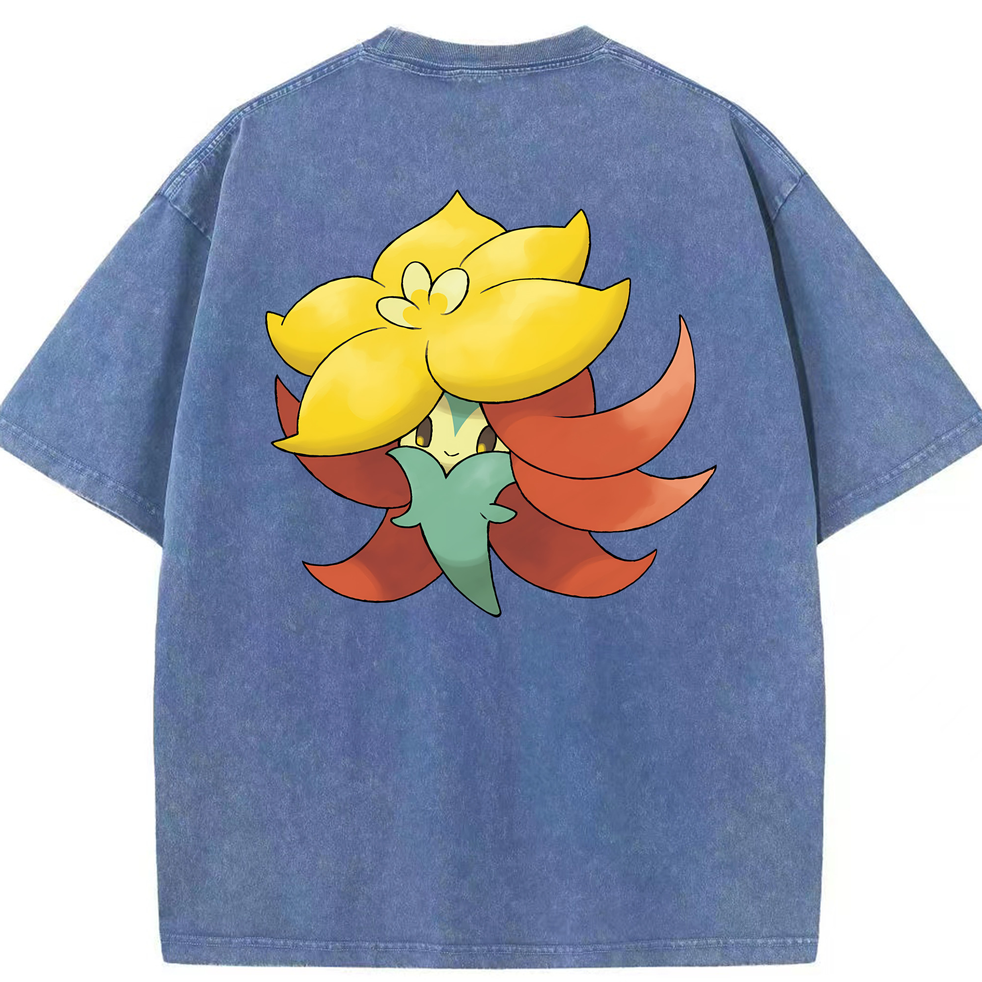 （画像用） ポケットモンスター Pokémon 綿100% ヴィンテージ風 半袖Tシャツ（背面プリント）
