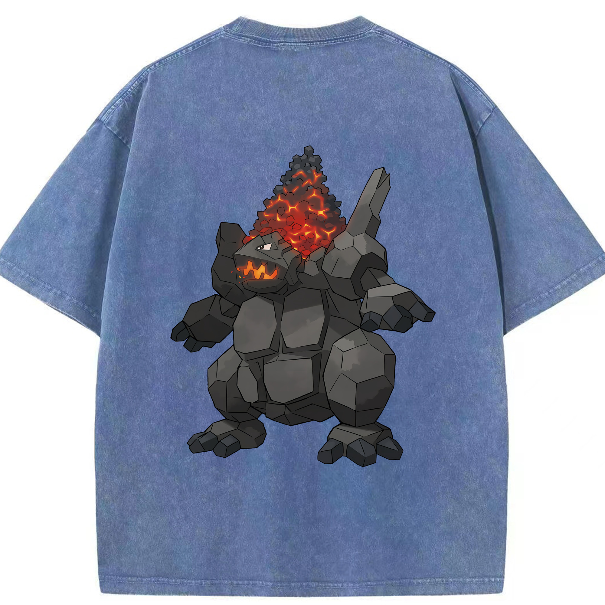 （画像用） ポケットモンスター Pokémon 綿100% ヴィンテージ風 半袖Tシャツ（背面プリント）