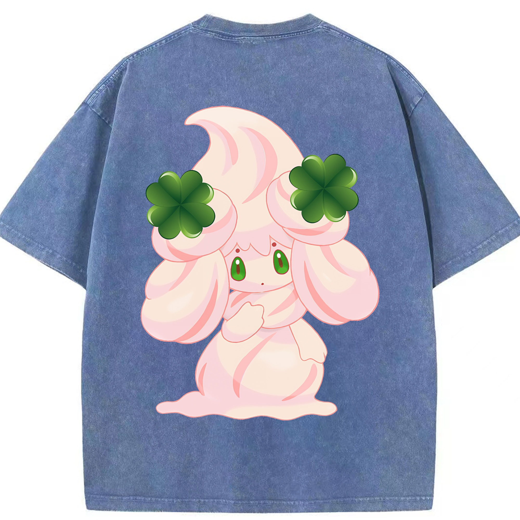 （画像用） ポケットモンスター Pokémon 綿100% ヴィンテージ風 半袖Tシャツ（背面プリント）