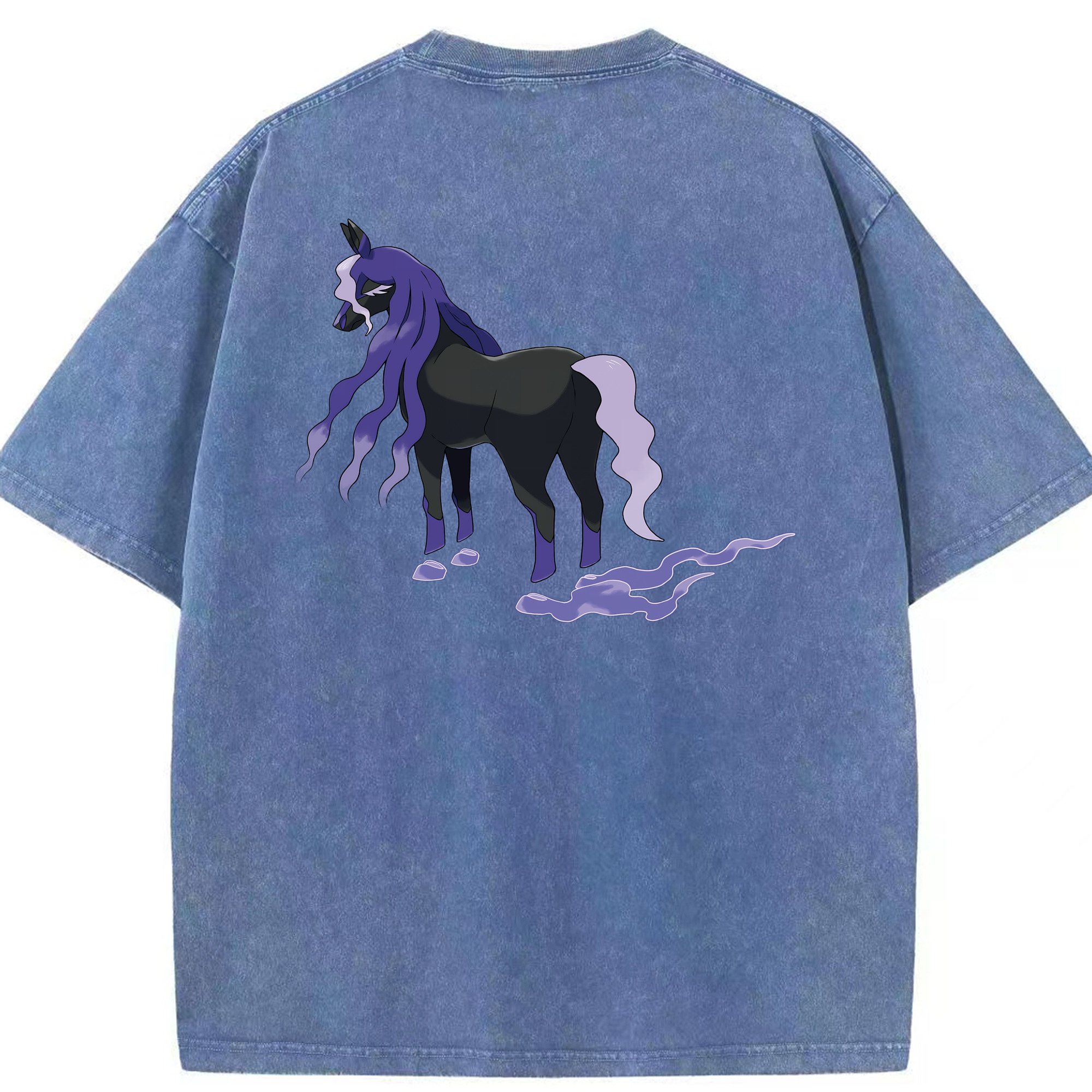 （画像用） ポケットモンスター Pokémon 綿100% ヴィンテージ風 半袖Tシャツ（背面プリント）