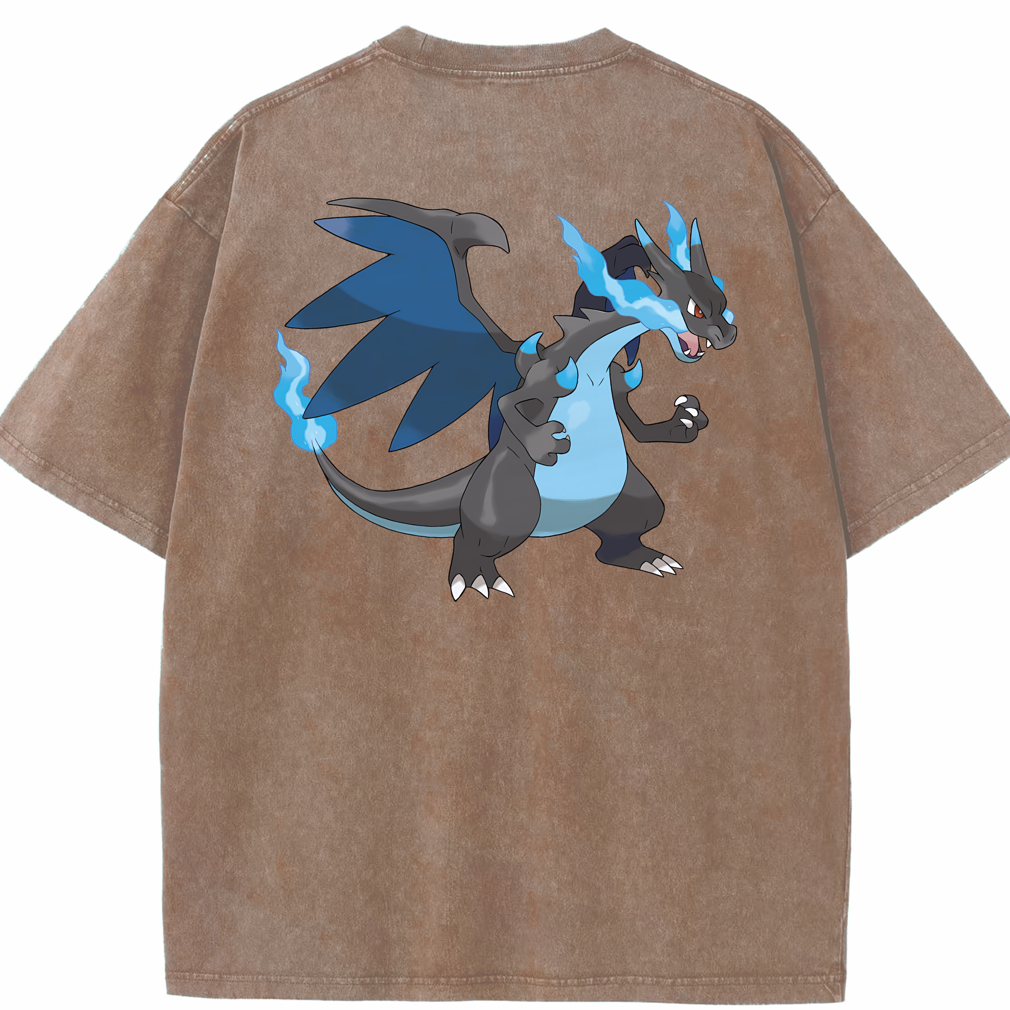 （画像用） ポケットモンスター Pokémon 綿100% ヴィンテージ風 半袖Tシャツ（背面プリント）