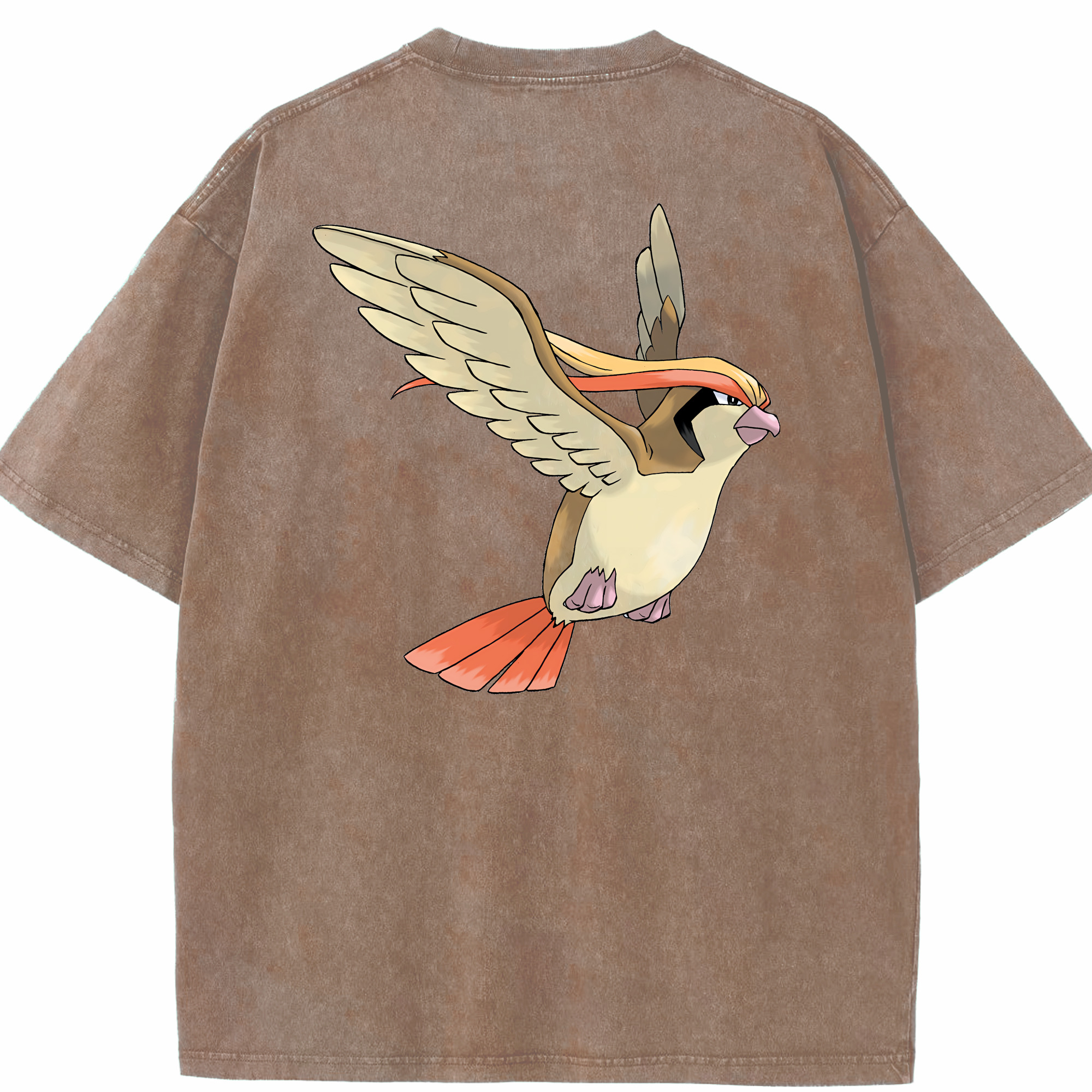 （画像用） ポケットモンスター Pokémon 綿100% ヴィンテージ風 半袖Tシャツ（背面プリント）