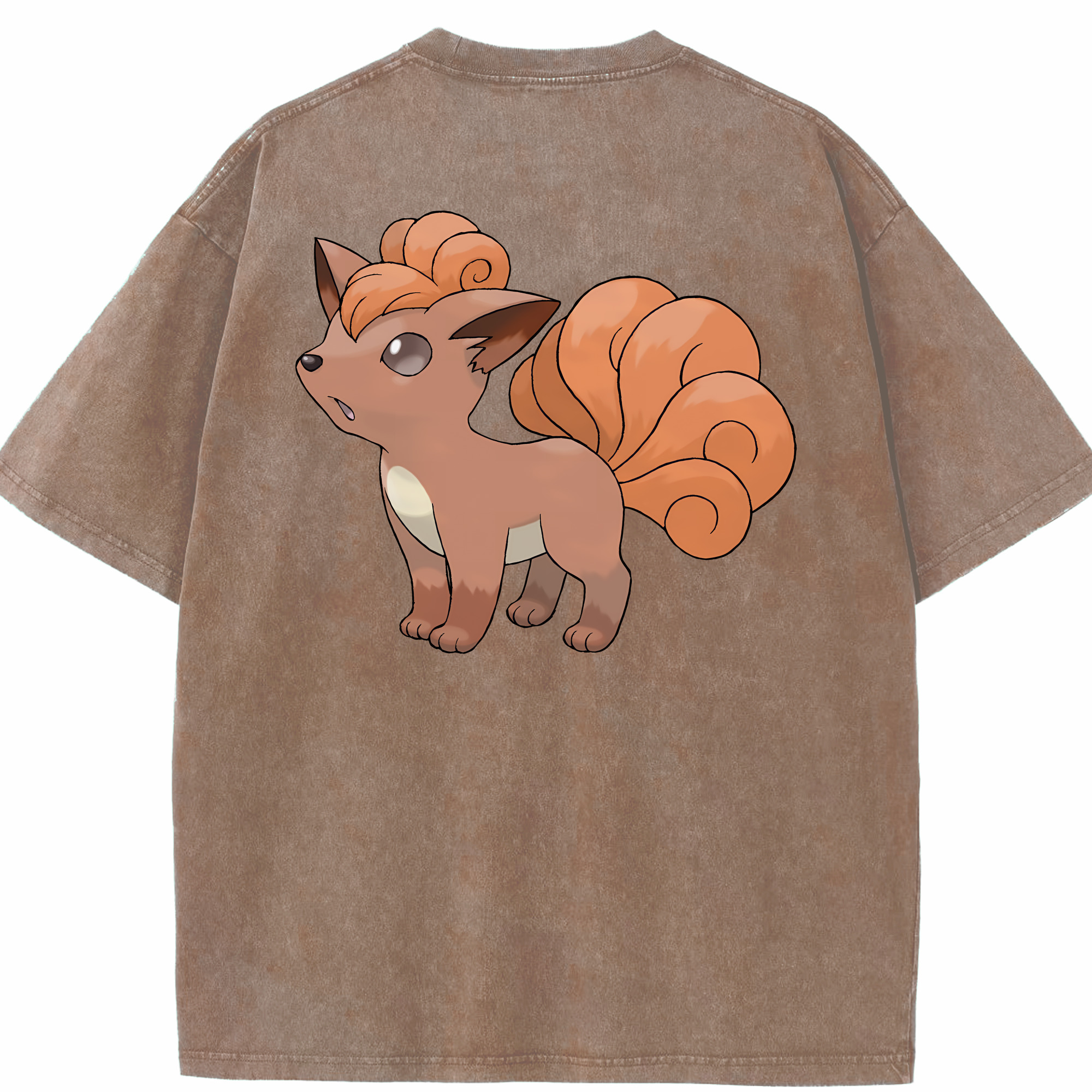 （画像用） ポケットモンスター Pokémon 綿100% ヴィンテージ風 半袖Tシャツ（背面プリント）
