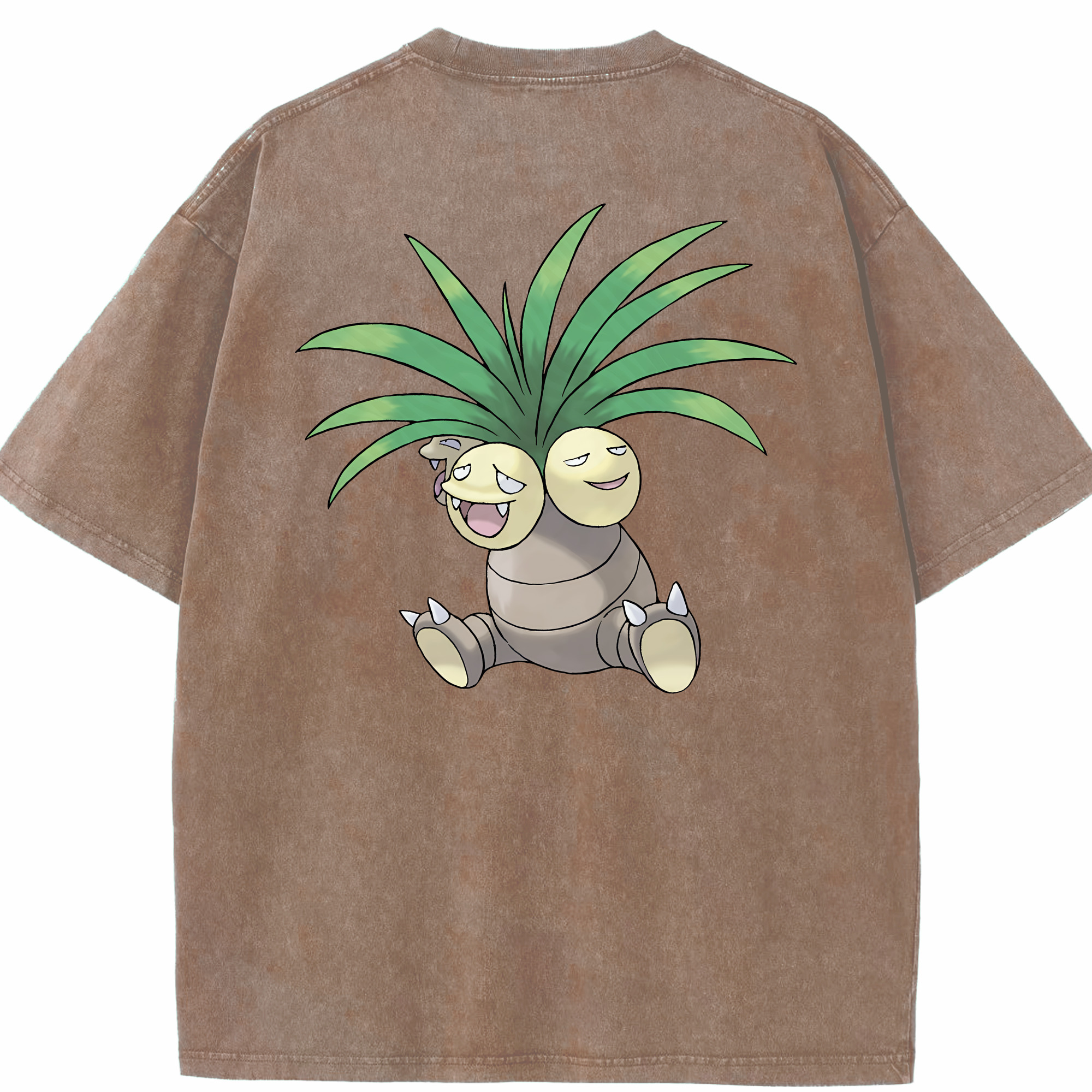 （画像用） ポケットモンスター Pokémon 綿100% ヴィンテージ風 半袖Tシャツ（背面プリント）
