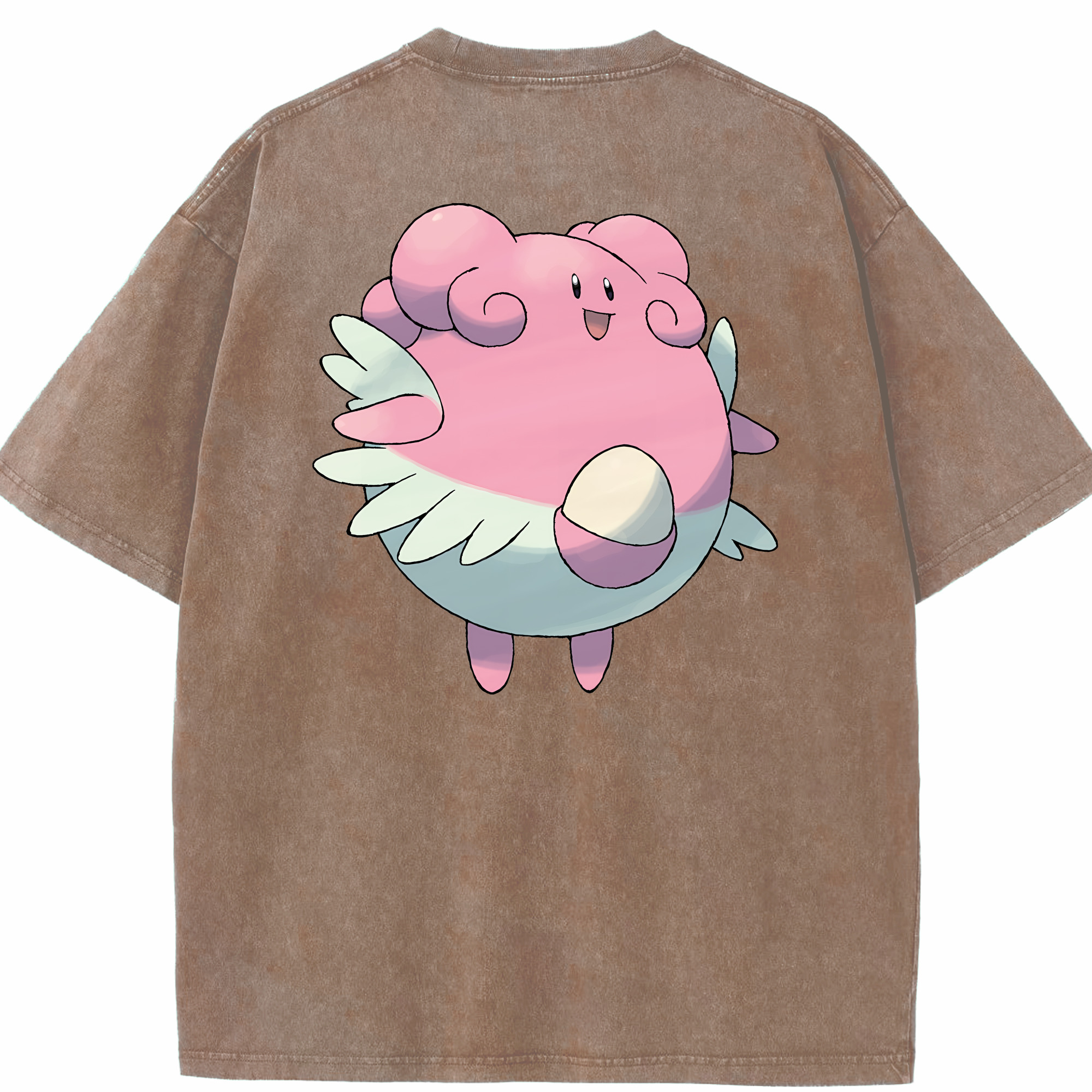 （画像用） ポケットモンスター Pokémon 綿100% ヴィンテージ風 半袖Tシャツ（背面プリント）