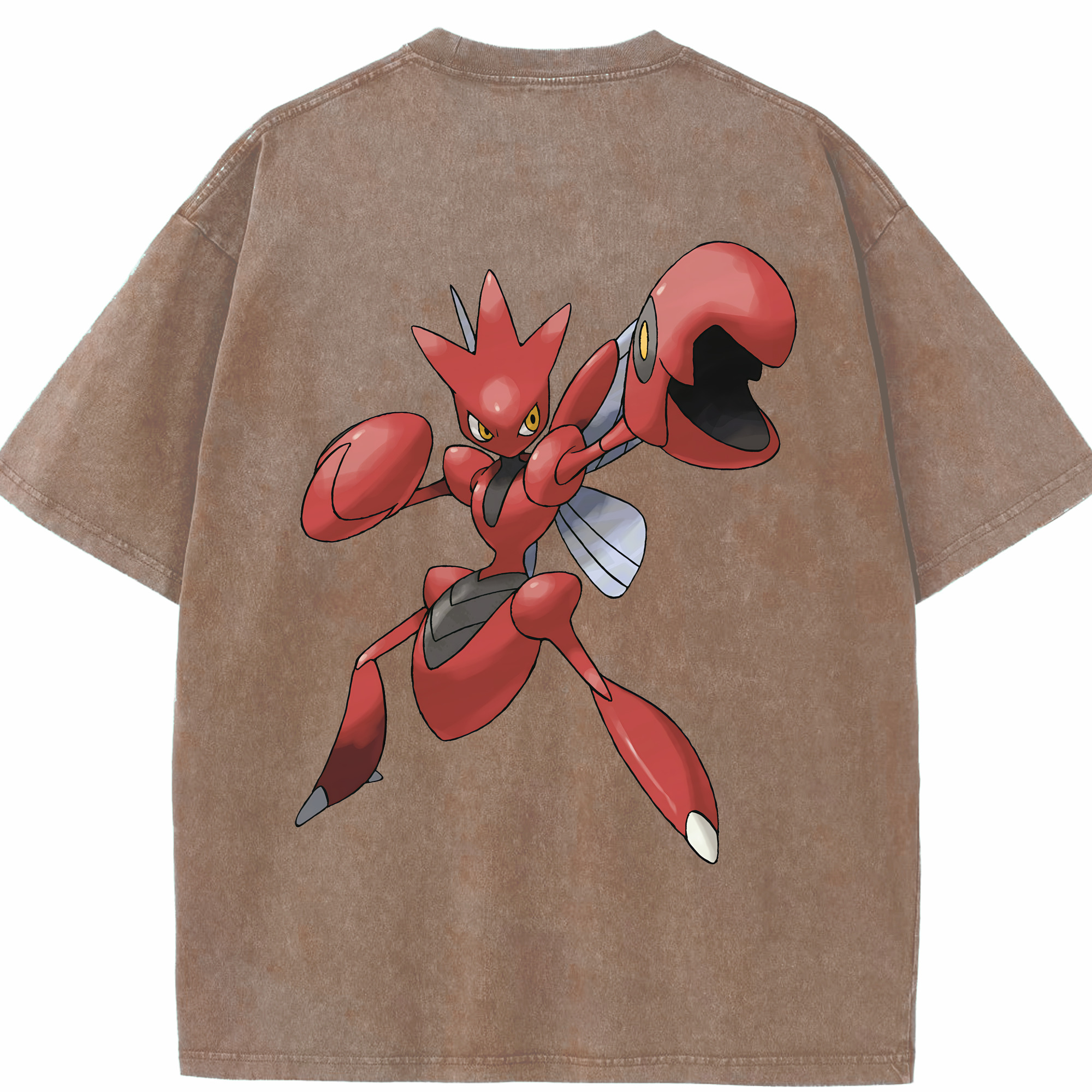 （画像用） ポケットモンスター Pokémon 綿100% ヴィンテージ風 半袖Tシャツ（背面プリント）