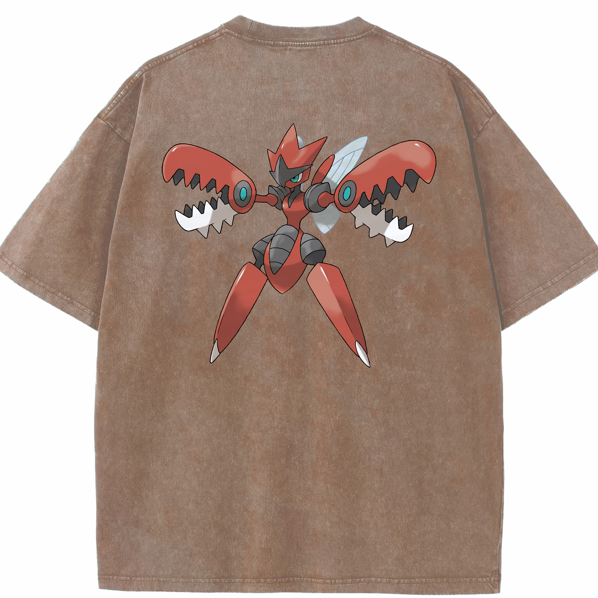 （画像用） ポケットモンスター Pokémon 綿100% ヴィンテージ風 半袖Tシャツ（背面プリント）
