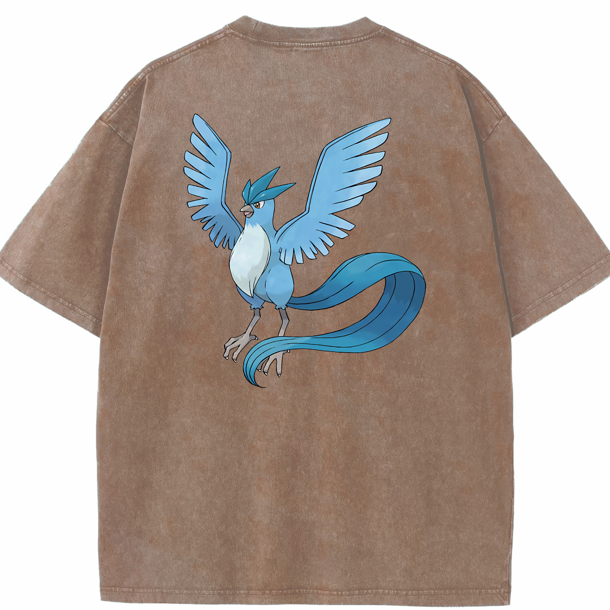 （画像用） ポケットモンスター Pokémon 綿100% ヴィンテージ風 半袖Tシャツ（背面プリント）
