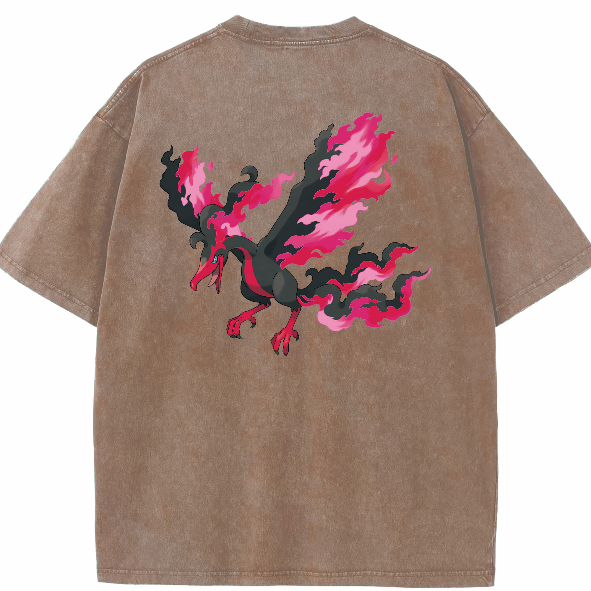 （画像用） ポケットモンスター Pokémon 綿100% ヴィンテージ風 半袖Tシャツ（背面プリント）