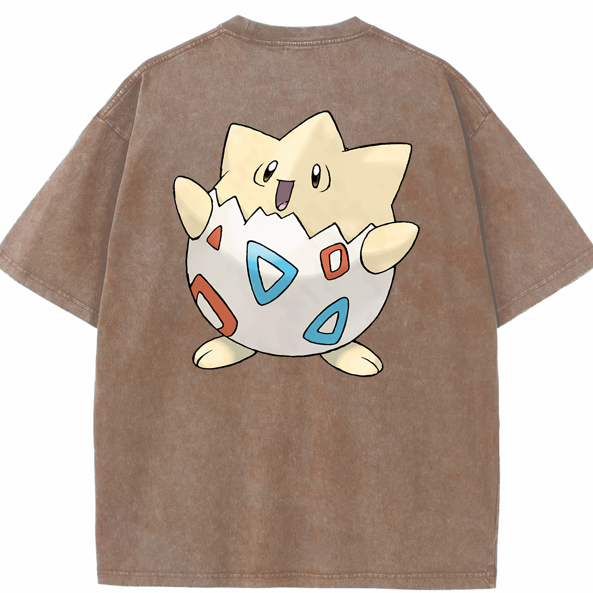 （画像用） ポケットモンスター Pokémon 綿100% ヴィンテージ風 半袖Tシャツ（背面プリント）