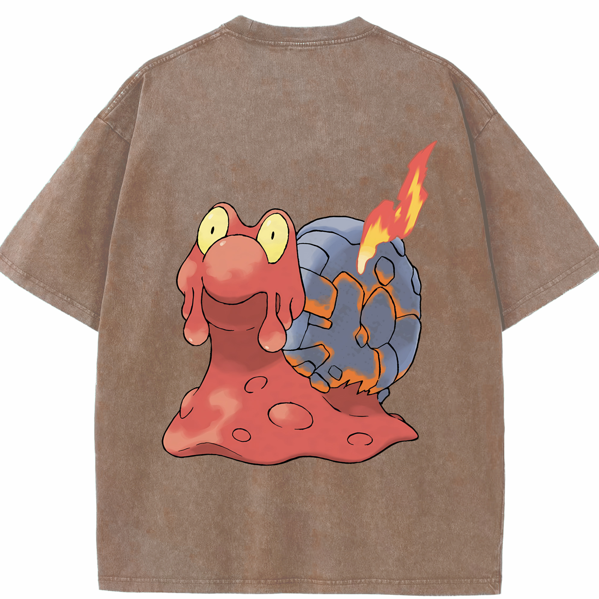 （画像用） ポケットモンスター Pokémon 綿100% ヴィンテージ風 半袖Tシャツ（背面プリント）
