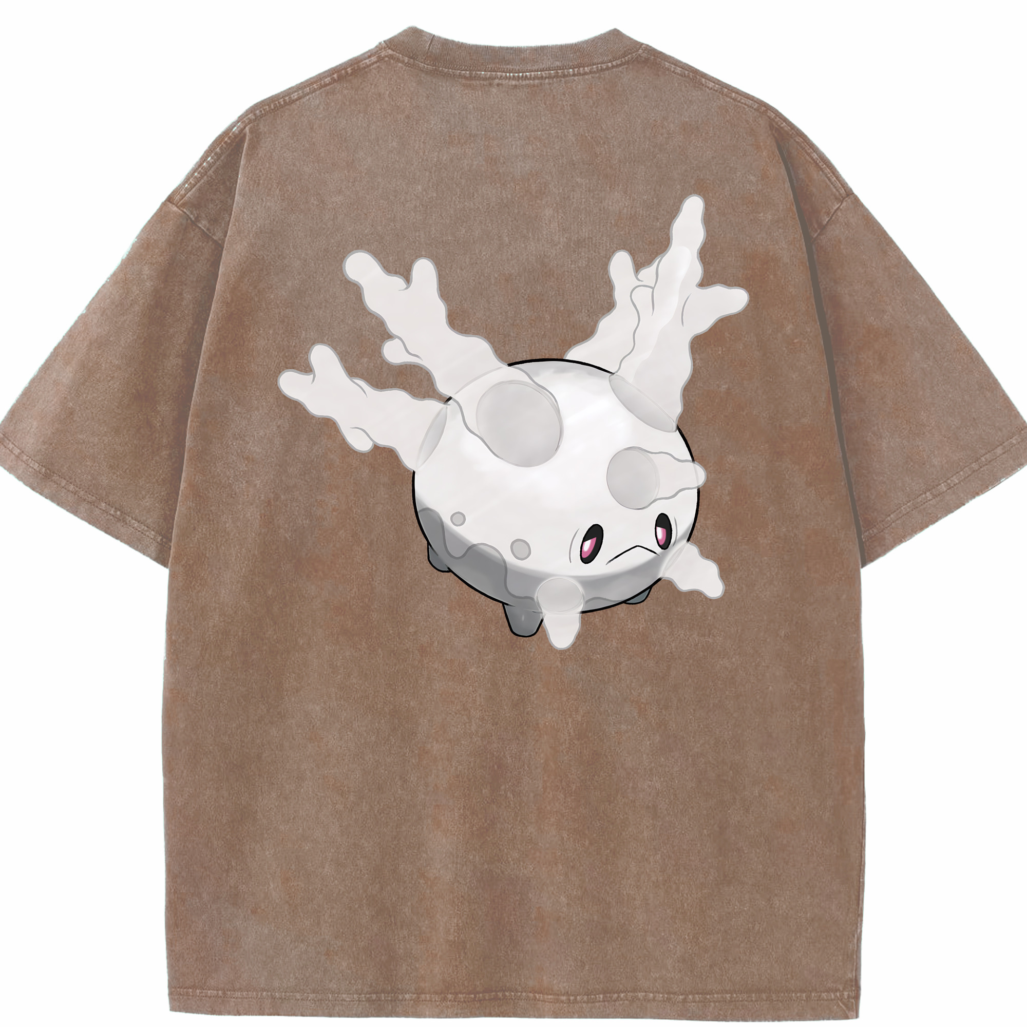 （画像用） ポケットモンスター Pokémon 綿100% ヴィンテージ風 半袖Tシャツ（背面プリント）