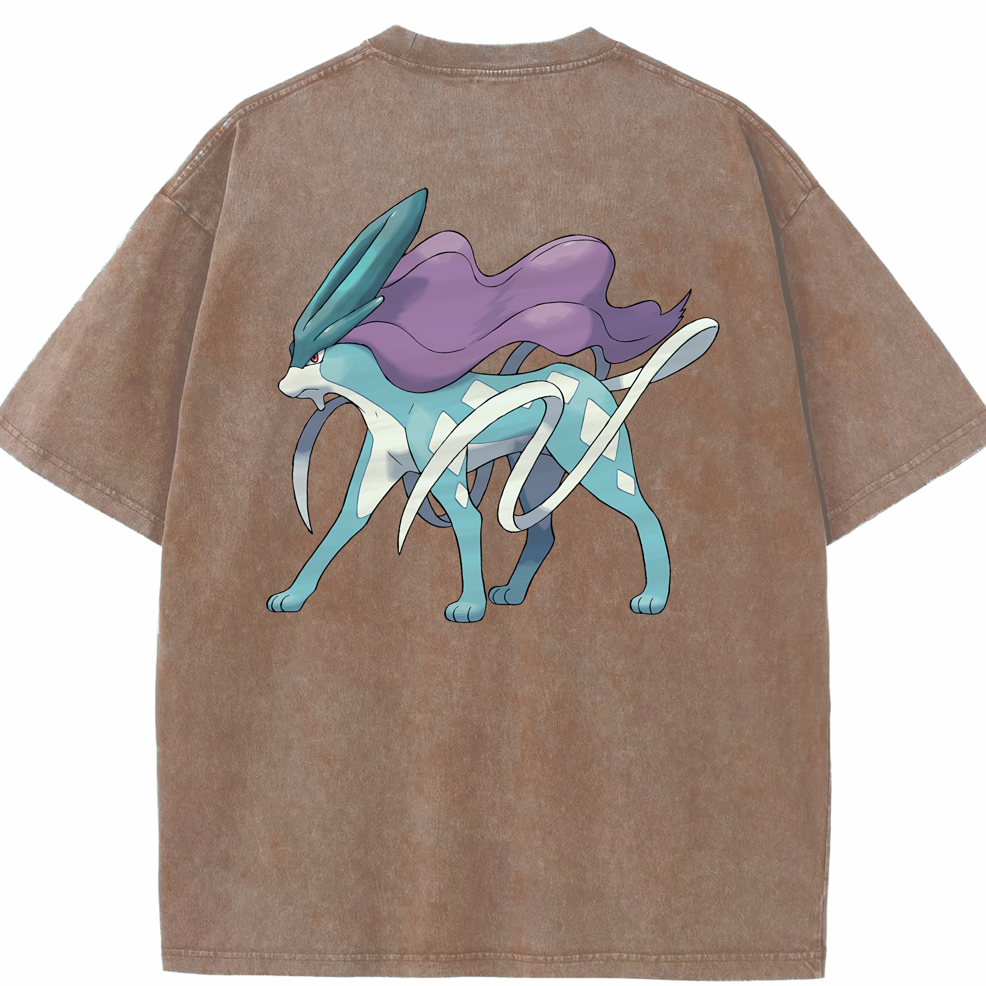 （画像用） ポケットモンスター Pokémon 綿100% ヴィンテージ風 半袖Tシャツ（背面プリント）