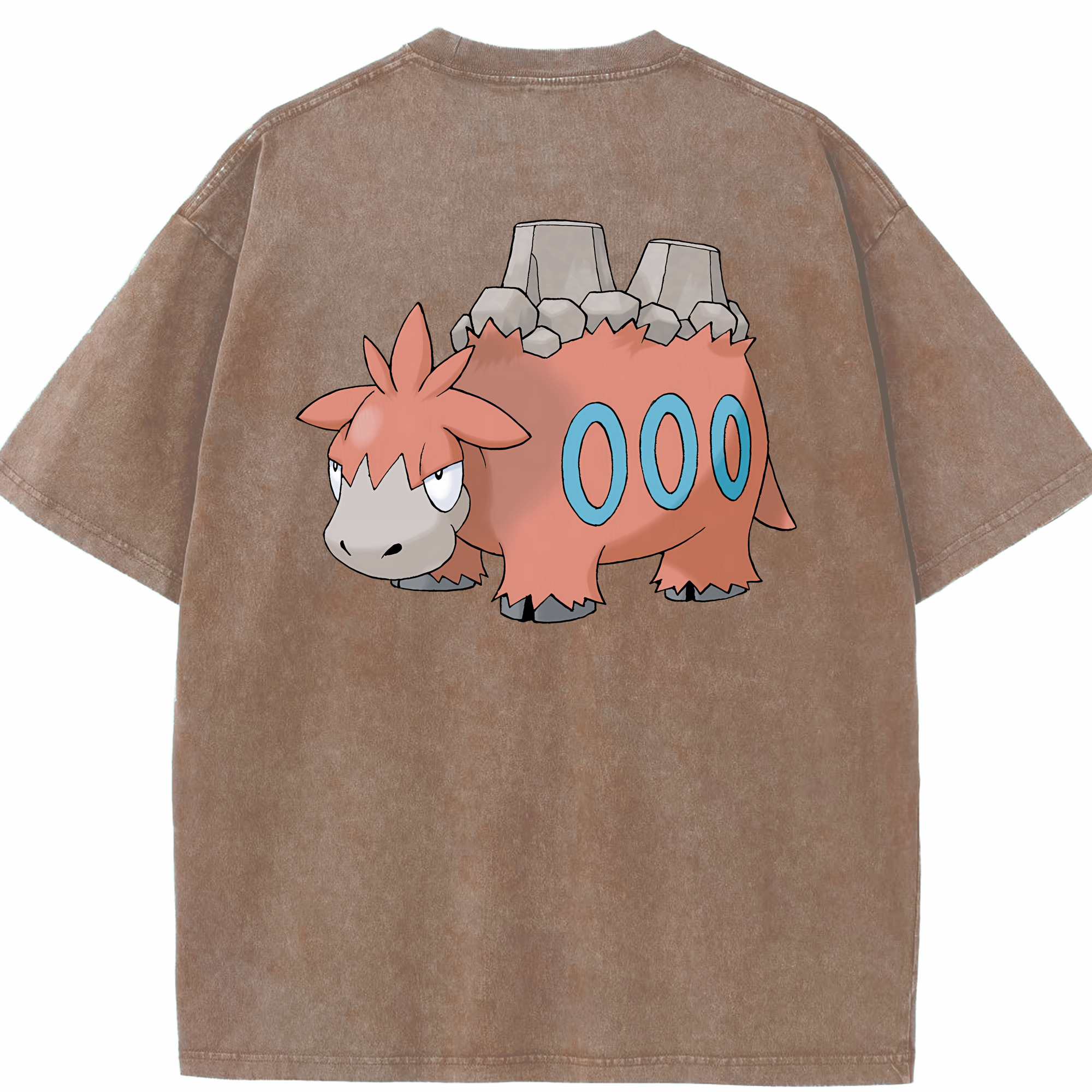 （画像用） ポケットモンスター Pokémon 綿100% ヴィンテージ風 半袖Tシャツ（背面プリント）
