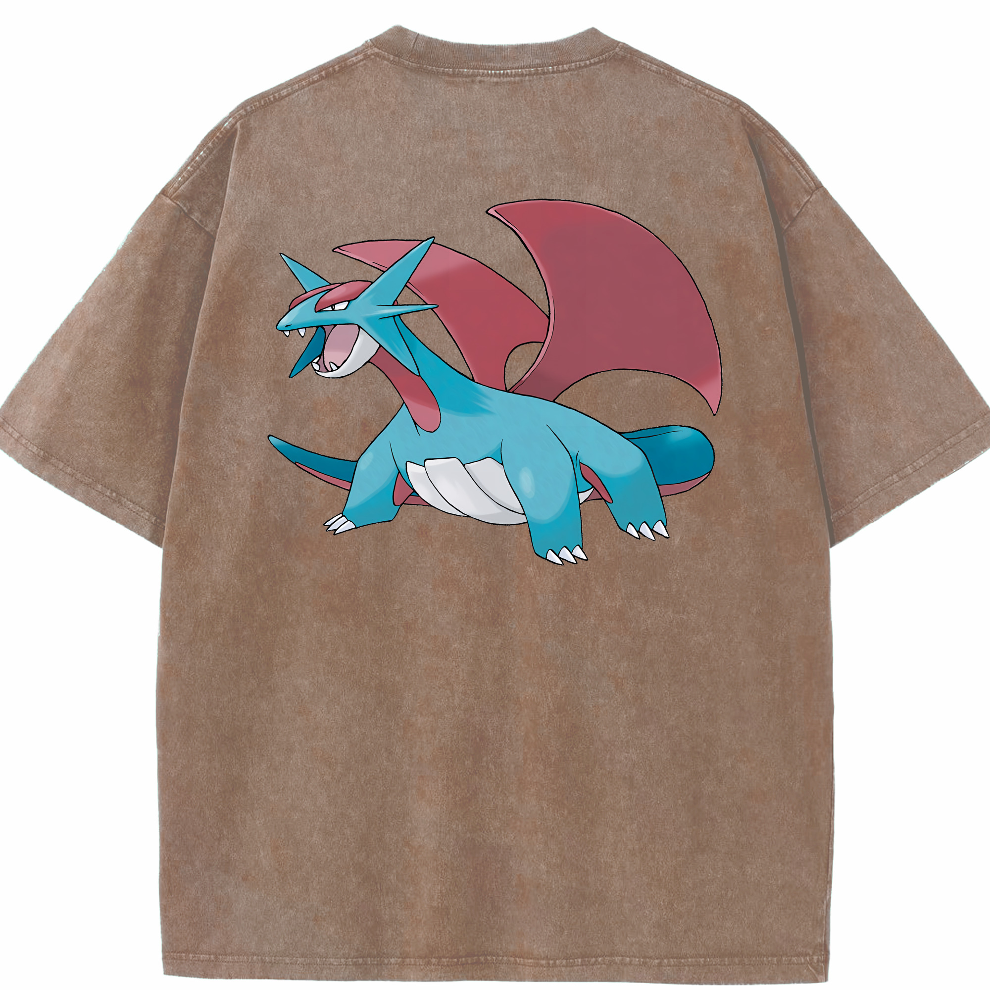 （画像用） ポケットモンスター Pokémon 綿100% ヴィンテージ風 半袖Tシャツ（背面プリント）
