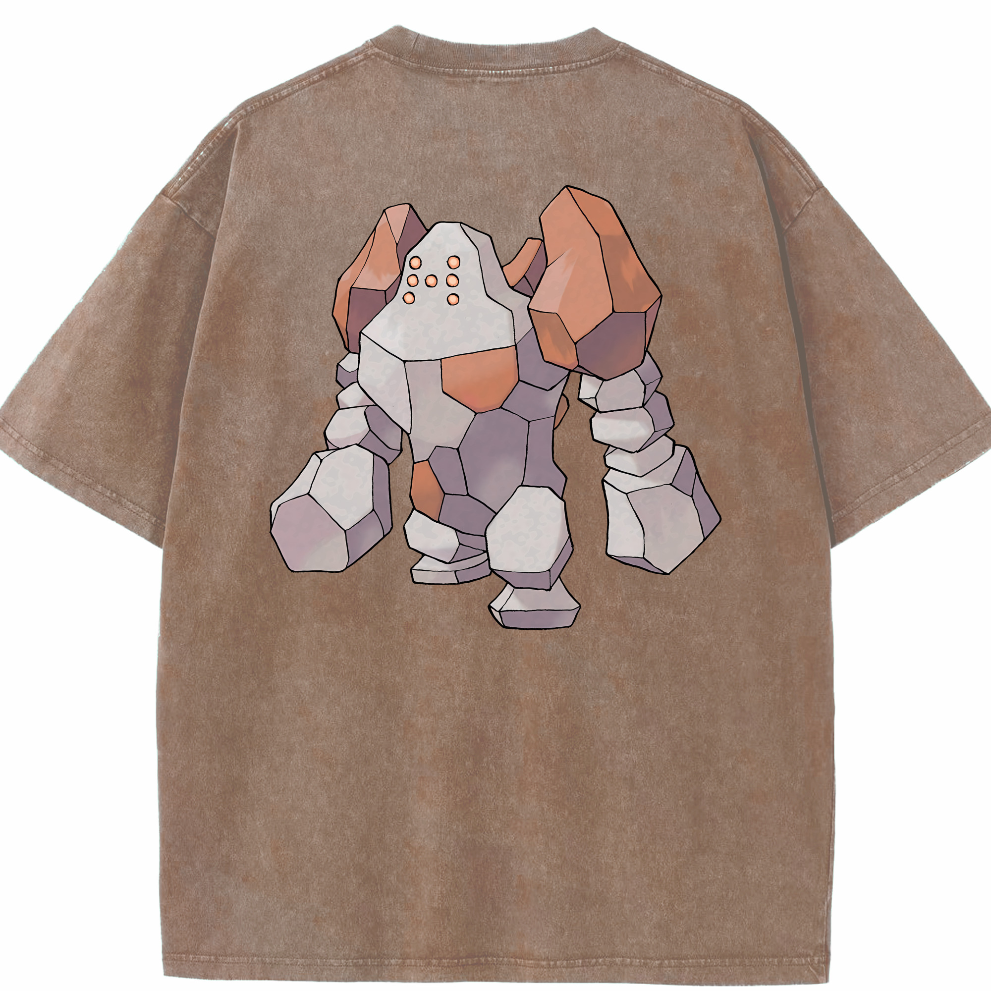 （画像用） ポケットモンスター Pokémon 綿100% ヴィンテージ風 半袖Tシャツ（背面プリント）