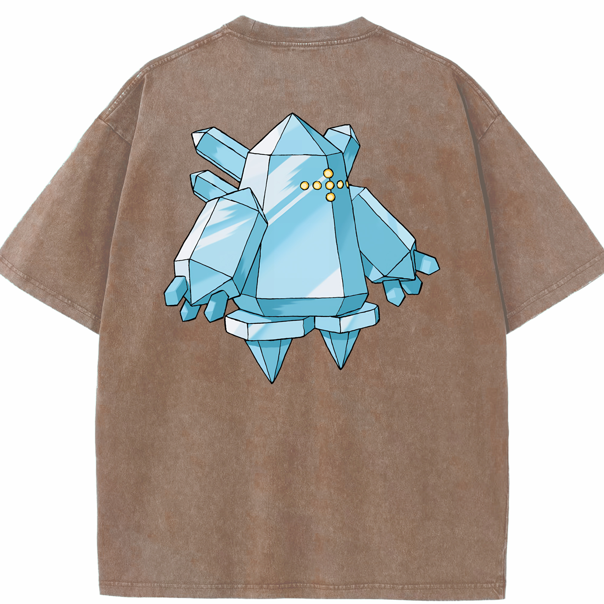 （画像用） ポケットモンスター Pokémon 綿100% ヴィンテージ風 半袖Tシャツ（背面プリント）