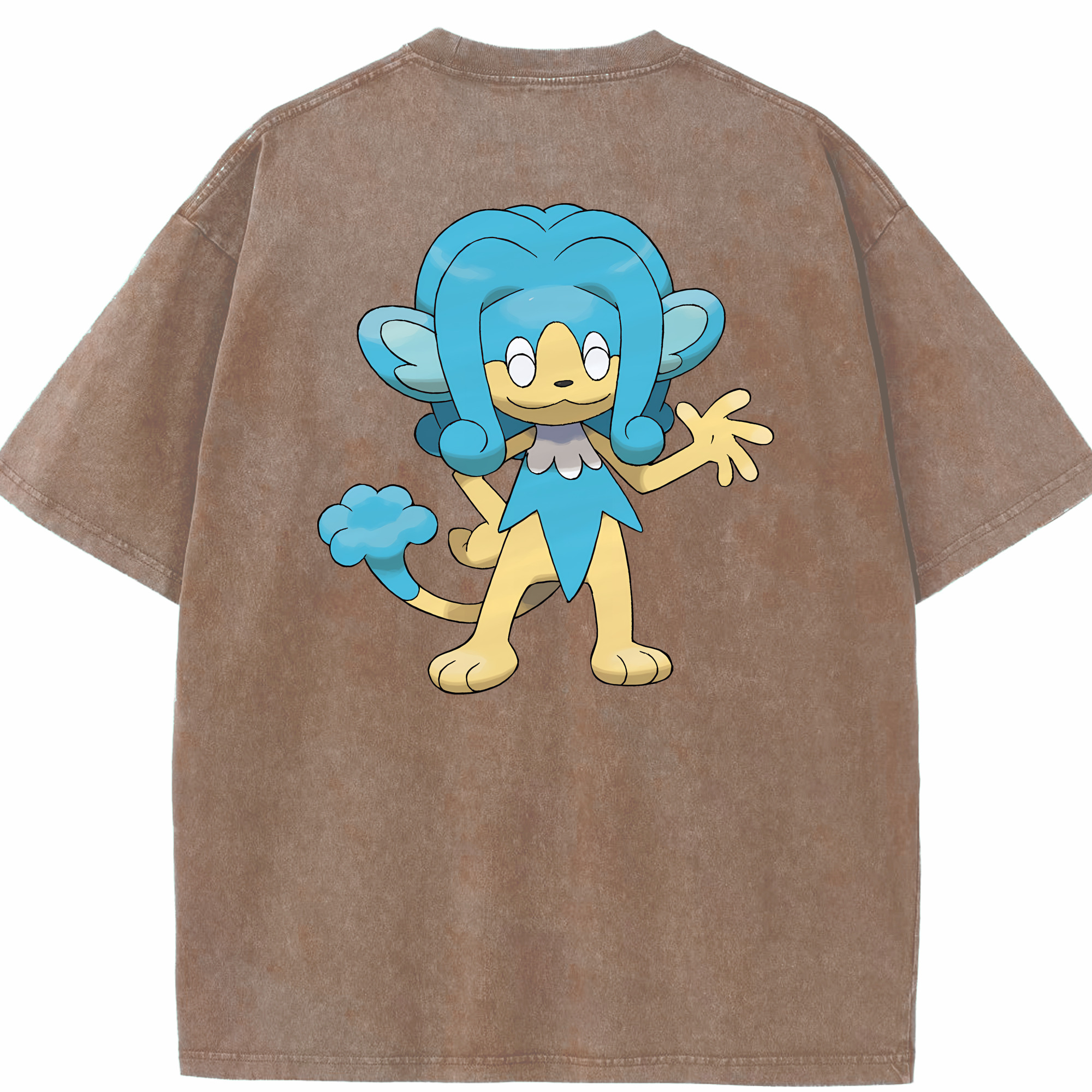 （画像用） ポケットモンスター Pokémon 綿100% ヴィンテージ風 半袖Tシャツ（背面プリント）