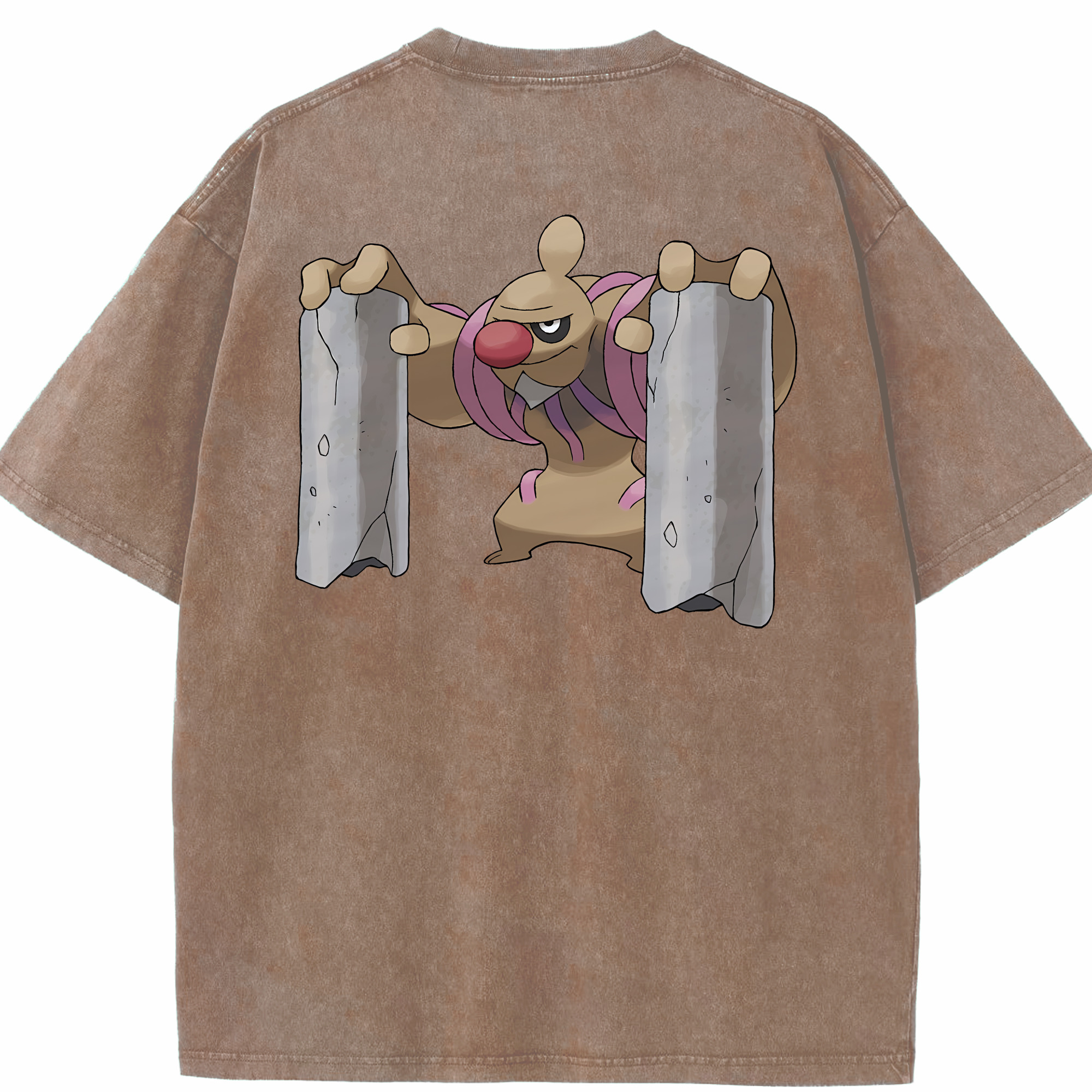 （画像用） ポケットモンスター Pokémon 綿100% ヴィンテージ風 半袖Tシャツ（背面プリント）