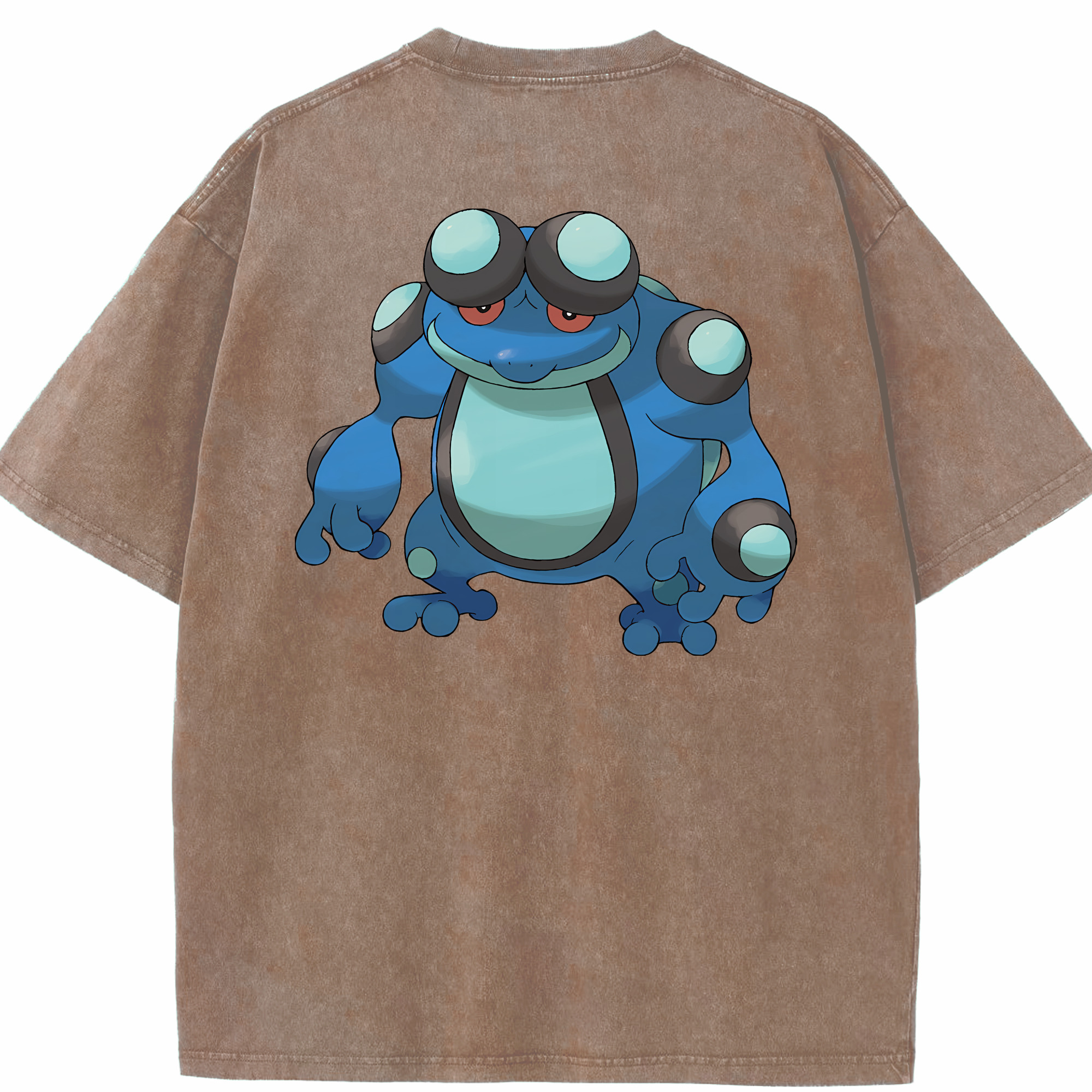 （画像用） ポケットモンスター Pokémon 綿100% ヴィンテージ風 半袖Tシャツ（背面プリント）