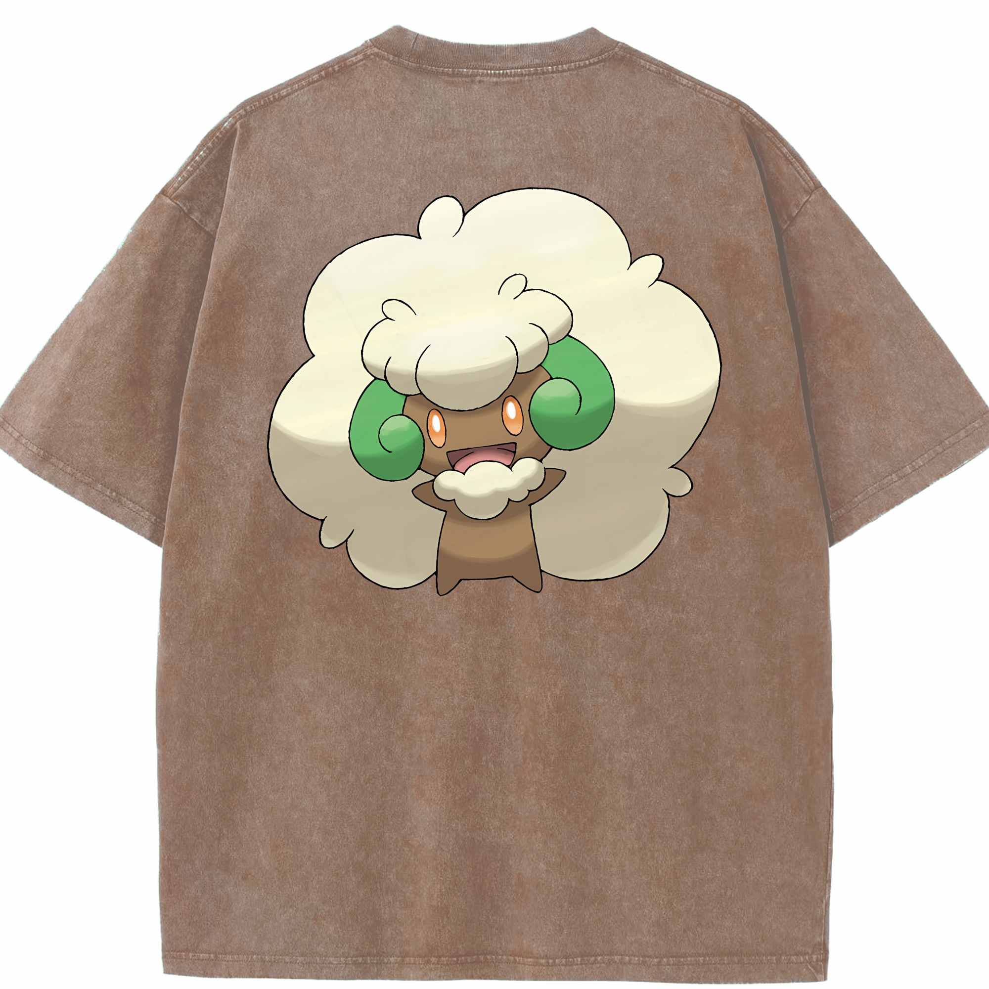 （画像用） ポケットモンスター Pokémon 綿100% ヴィンテージ風 半袖Tシャツ（背面プリント）