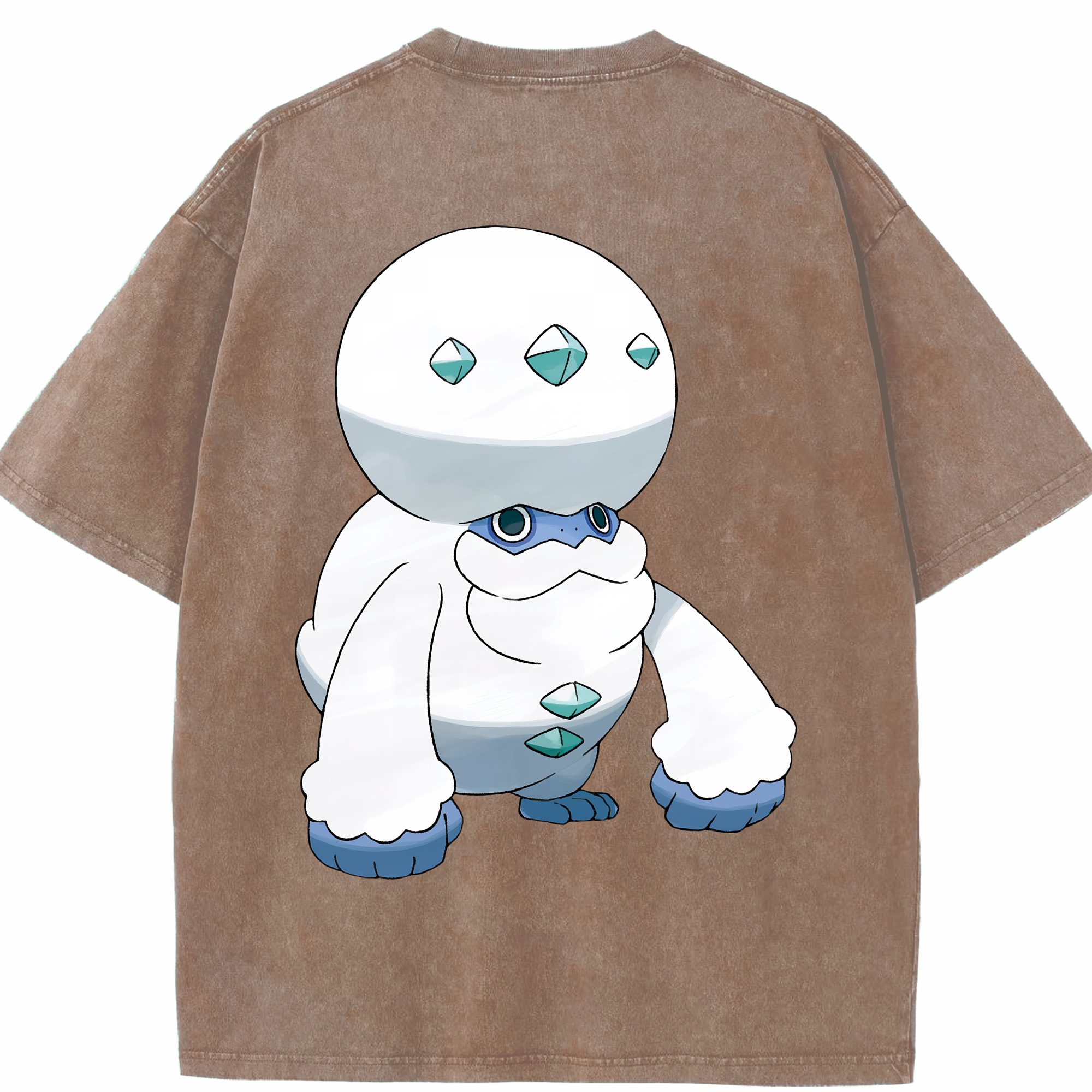 （画像用） ポケットモンスター Pokémon 綿100% ヴィンテージ風 半袖Tシャツ（背面プリント）