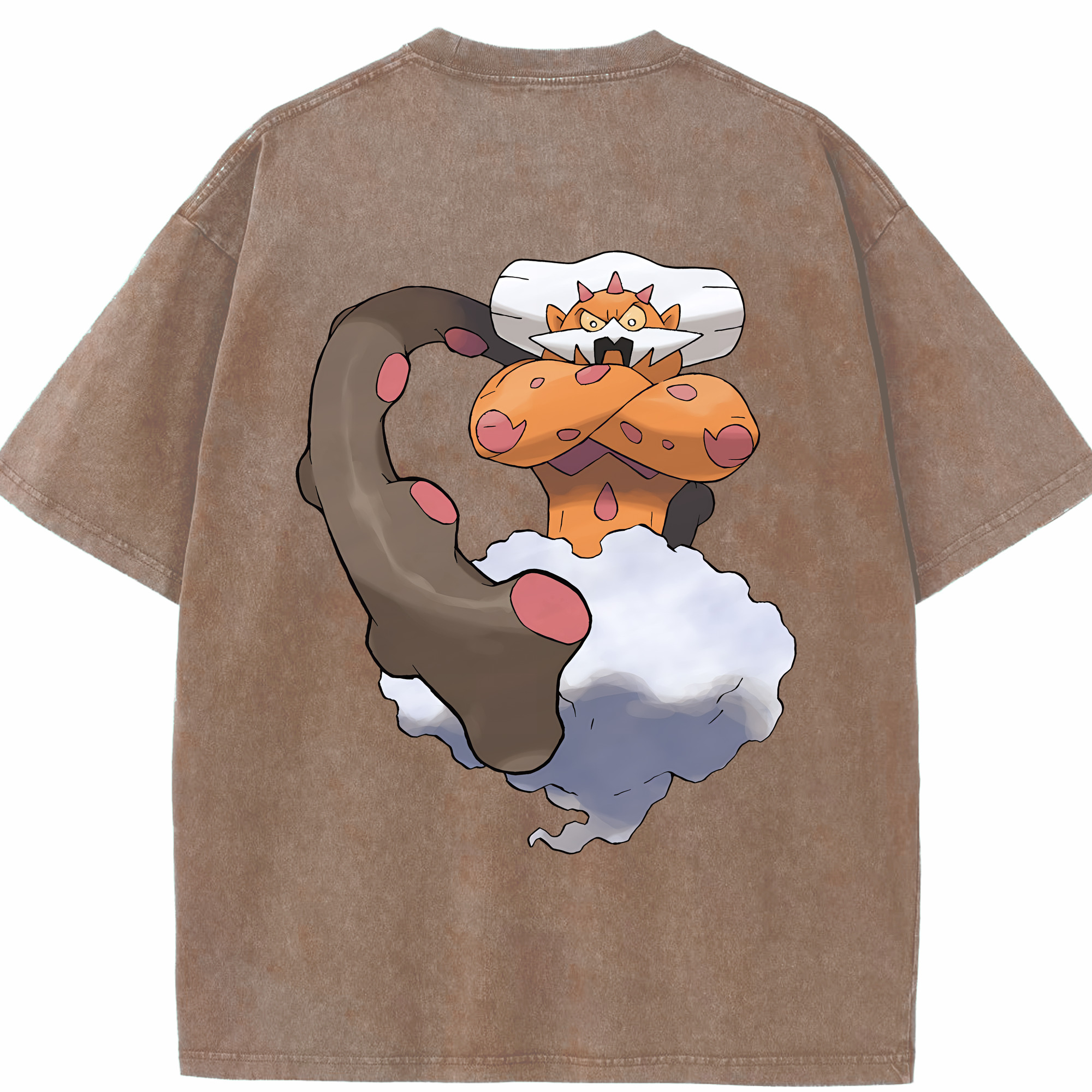 （画像用） ポケットモンスター Pokémon 綿100% ヴィンテージ風 半袖Tシャツ（背面プリント）