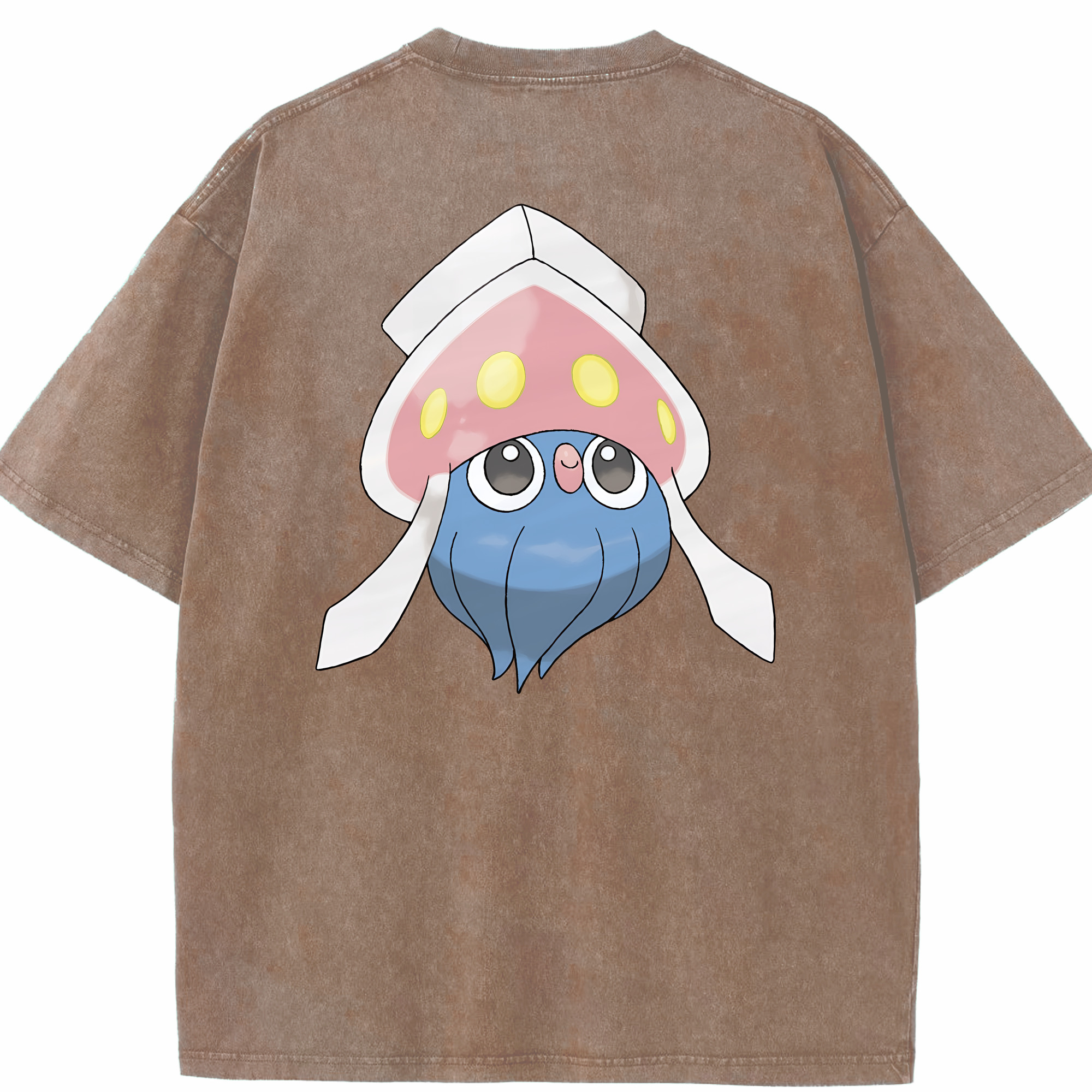 （画像用） ポケットモンスター Pokémon 綿100% ヴィンテージ風 半袖Tシャツ（背面プリント）