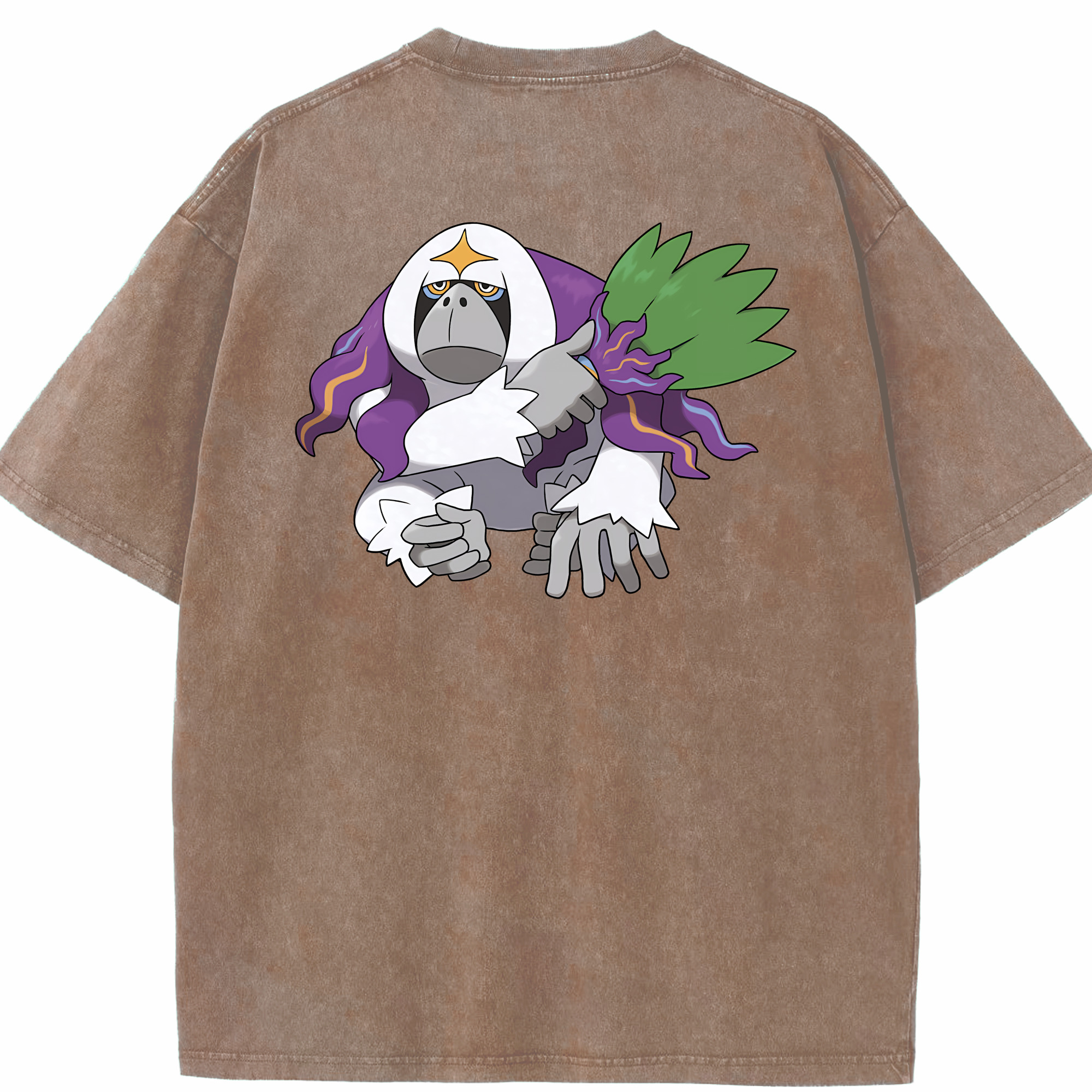 （画像用） ポケットモンスター Pokémon 綿100% ヴィンテージ風 半袖Tシャツ（背面プリント）