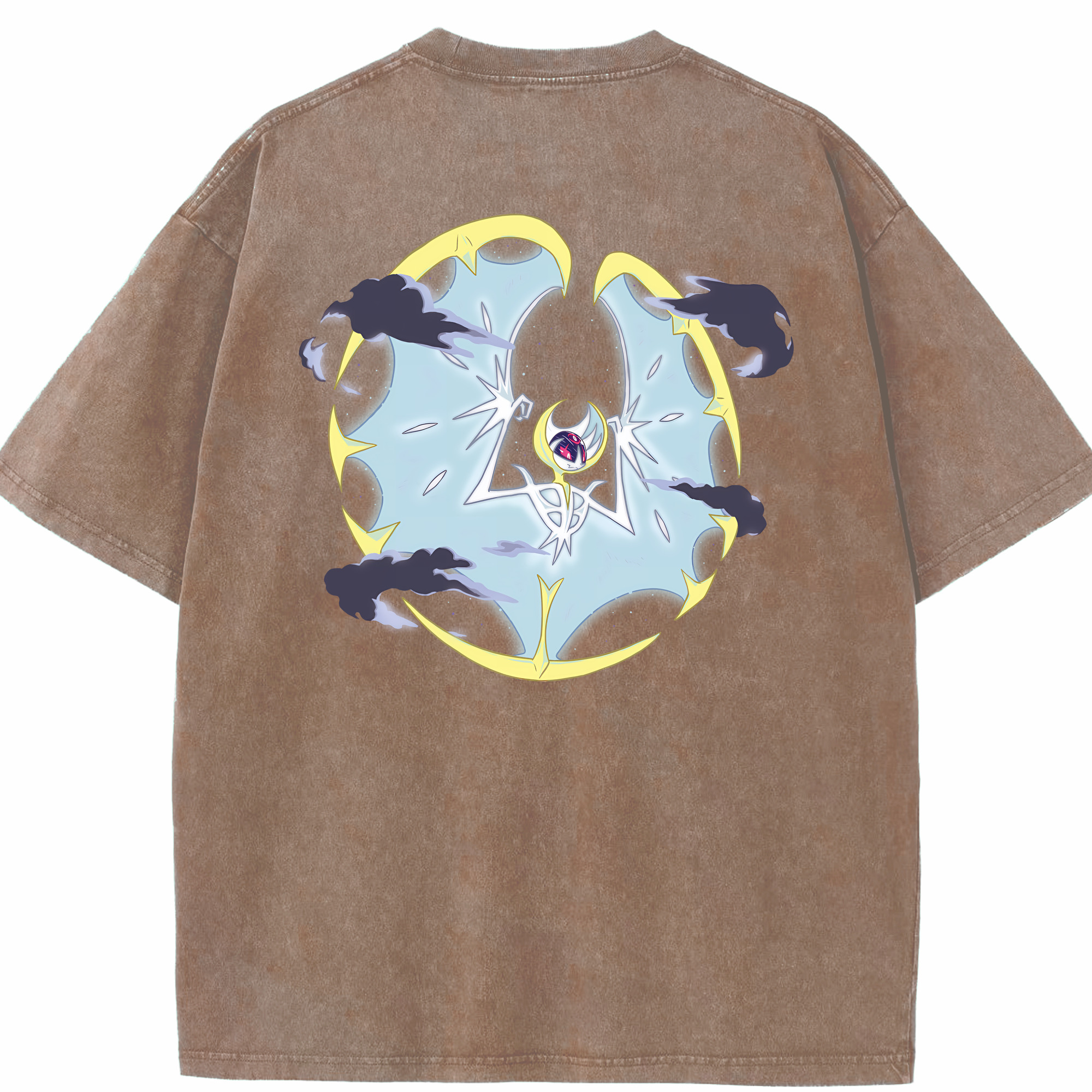 （画像用） ポケットモンスター Pokémon 綿100% ヴィンテージ風 半袖Tシャツ（背面プリント）