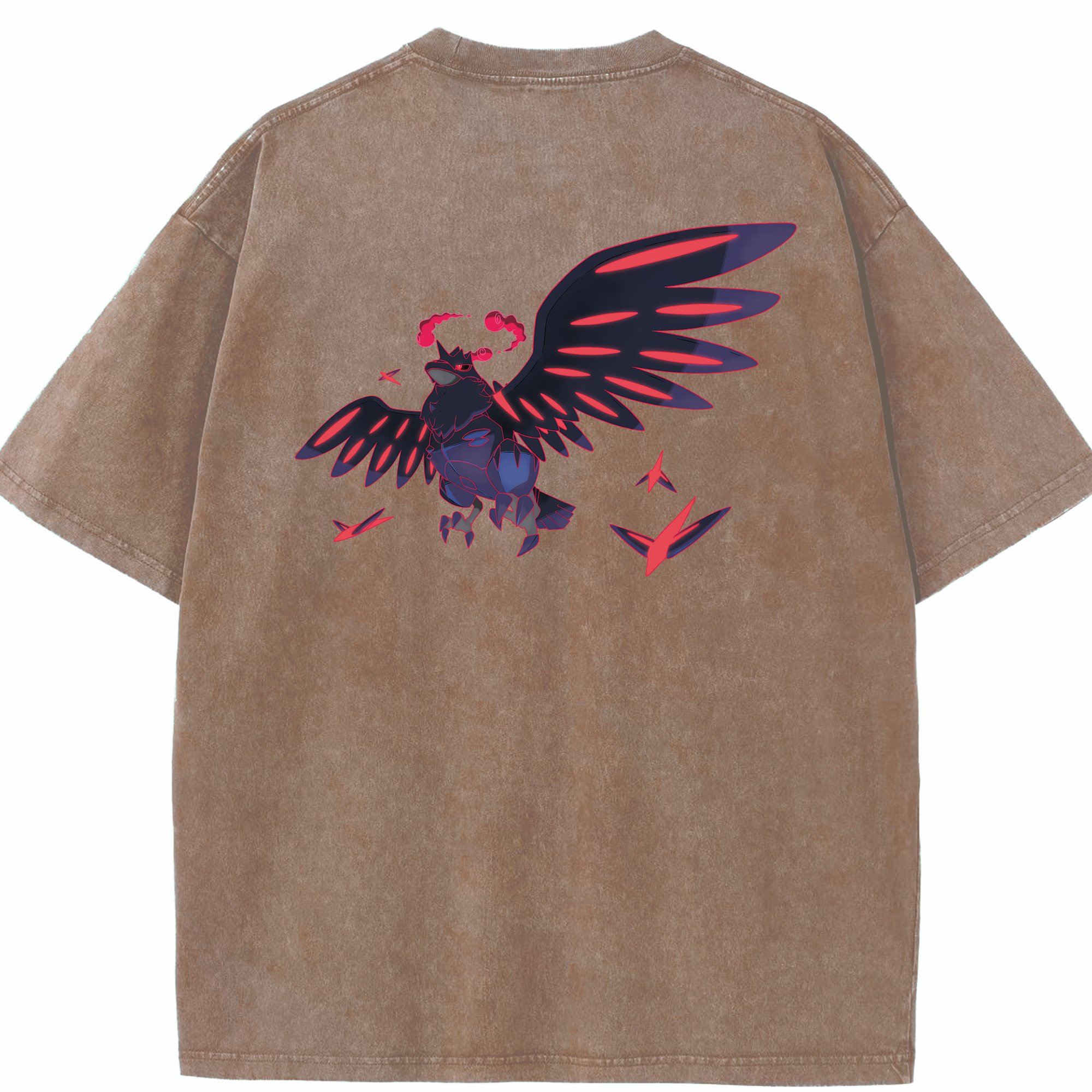 （画像用） ポケットモンスター Pokémon 綿100% ヴィンテージ風 半袖Tシャツ（背面プリント）