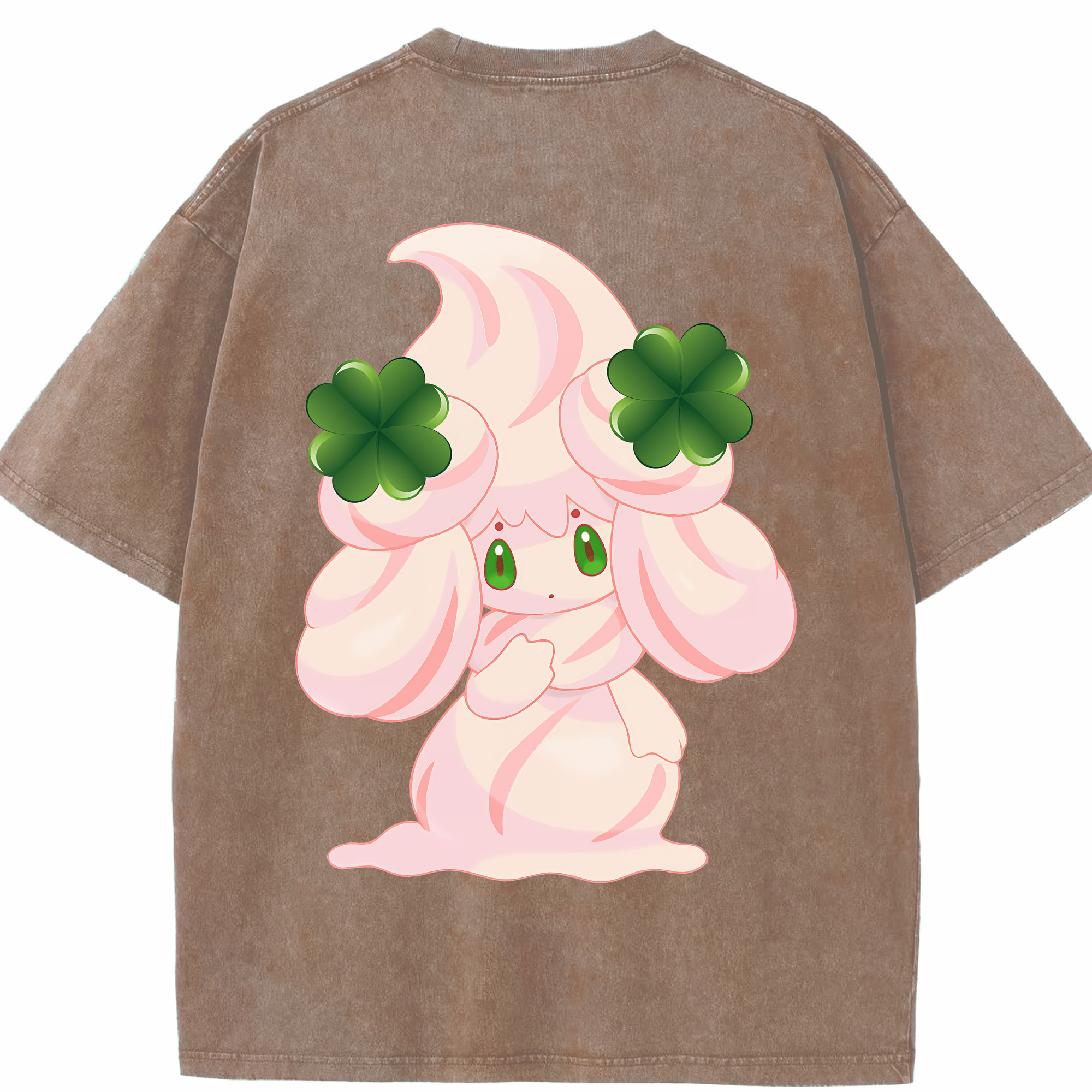 （画像用） ポケットモンスター Pokémon 綿100% ヴィンテージ風 半袖Tシャツ（背面プリント）