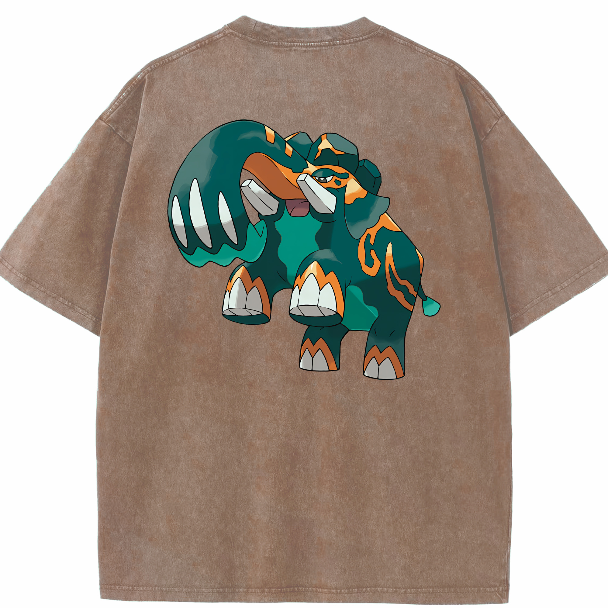 （画像用） ポケットモンスター Pokémon 綿100% ヴィンテージ風 半袖Tシャツ（背面プリント）