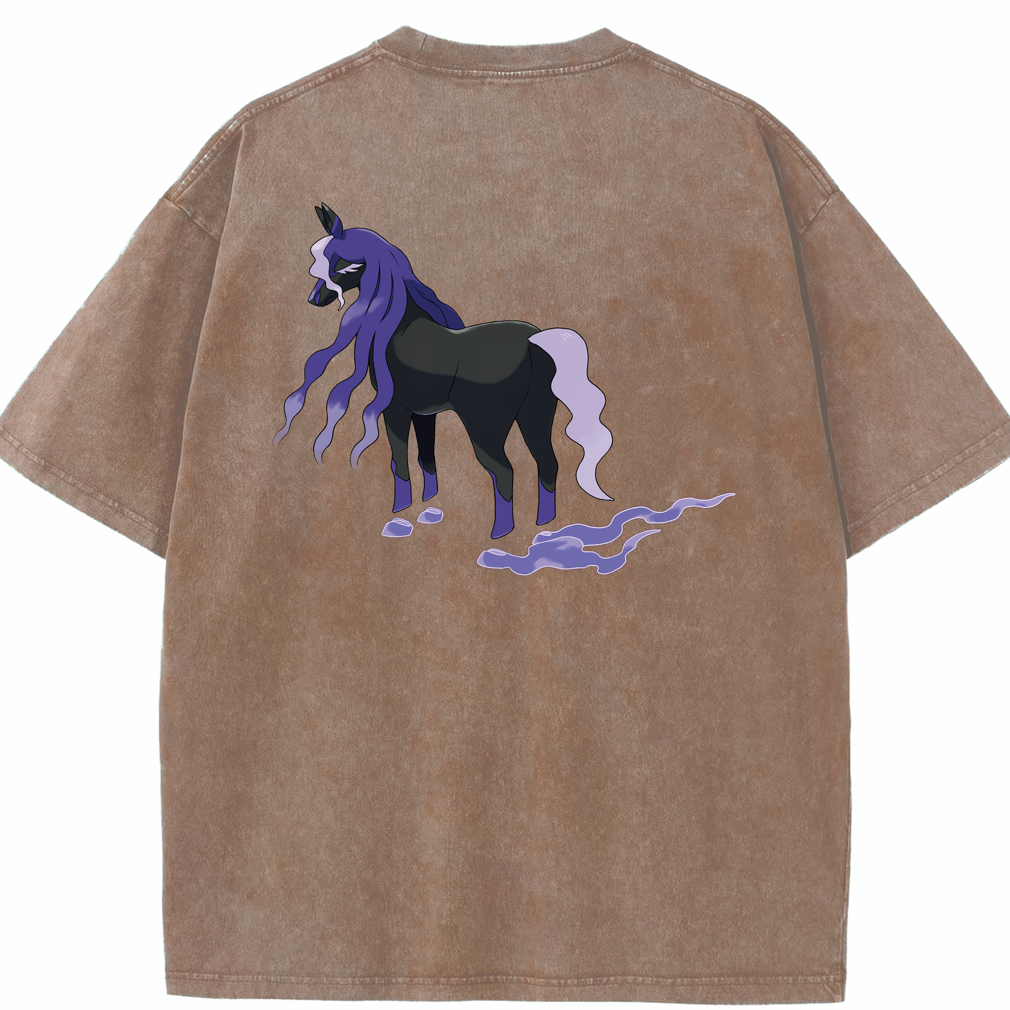 （画像用） ポケットモンスター Pokémon 綿100% ヴィンテージ風 半袖Tシャツ（背面プリント）