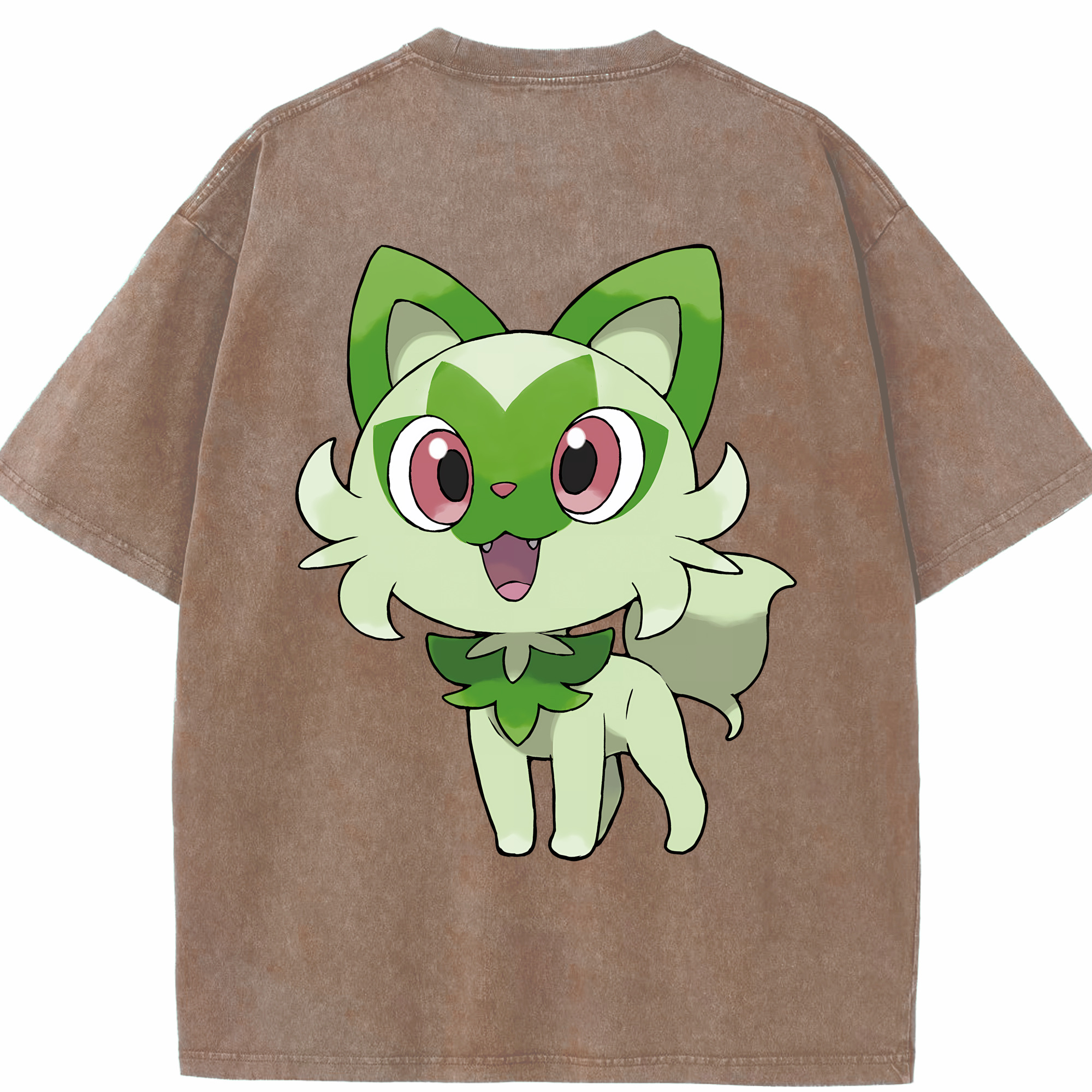 （画像用） ポケットモンスター Pokémon 綿100% ヴィンテージ風 半袖Tシャツ（背面プリント）