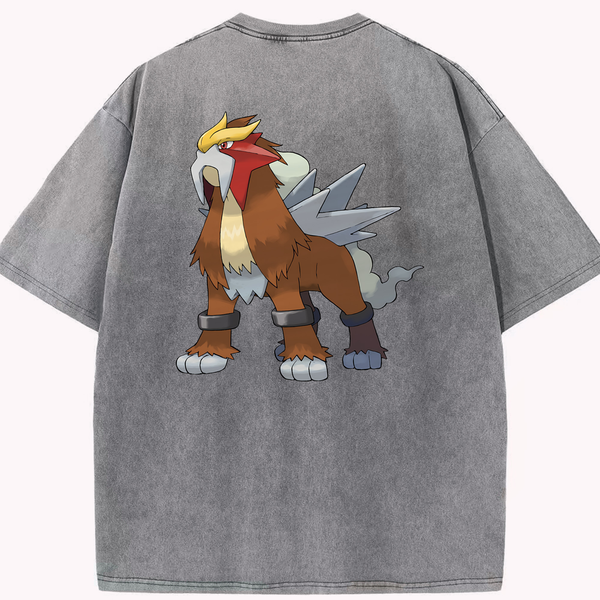 （画像用） ポケットモンスター Pokémon 綿100% ヴィンテージ風 半袖Tシャツ（背面プリント）