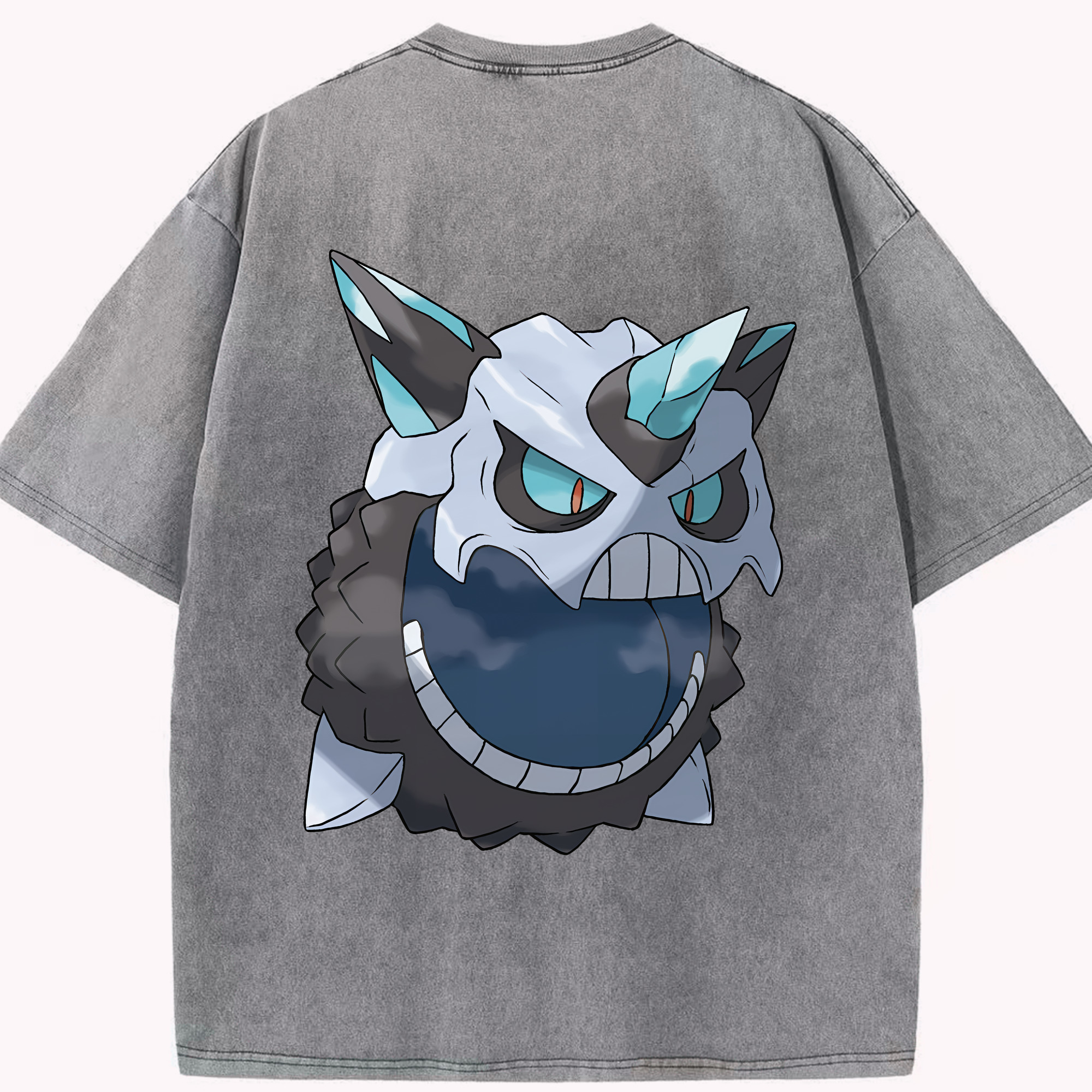 （画像用） ポケットモンスター Pokémon 綿100% ヴィンテージ風 半袖Tシャツ（背面プリント）