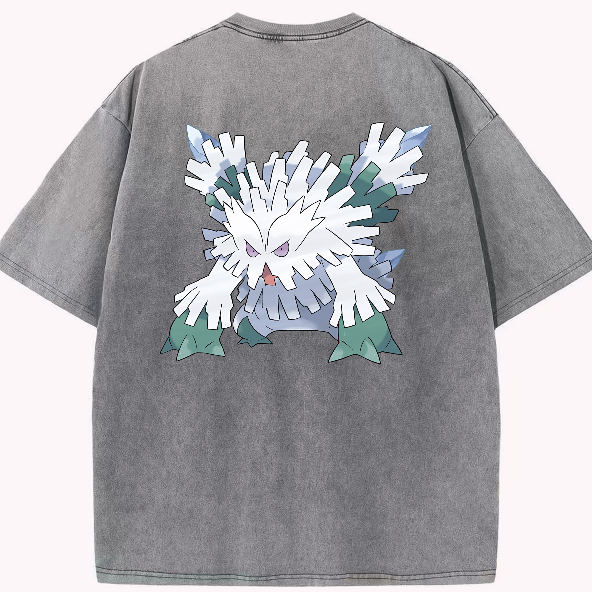 （画像用） ポケットモンスター Pokémon 綿100% ヴィンテージ風 半袖Tシャツ（背面プリント）