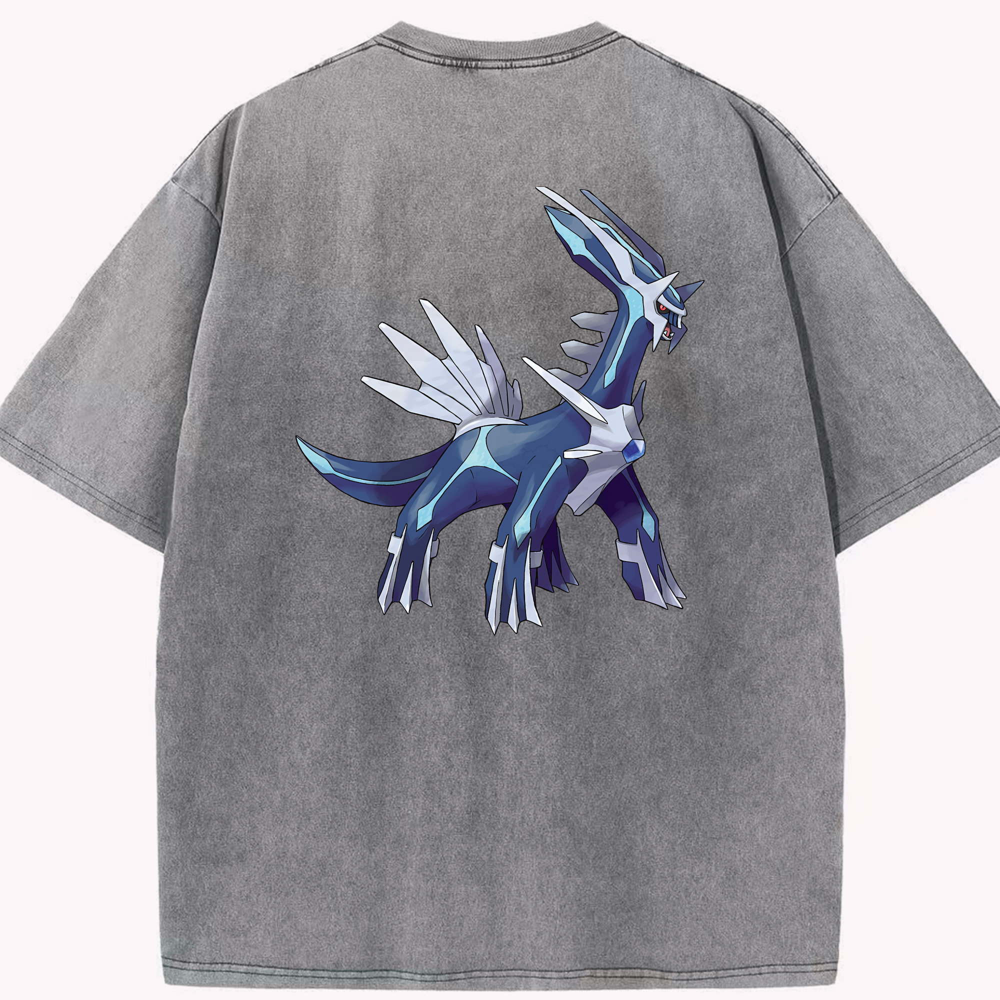 （画像用） ポケットモンスター Pokémon 綿100% ヴィンテージ風 半袖Tシャツ（背面プリント）