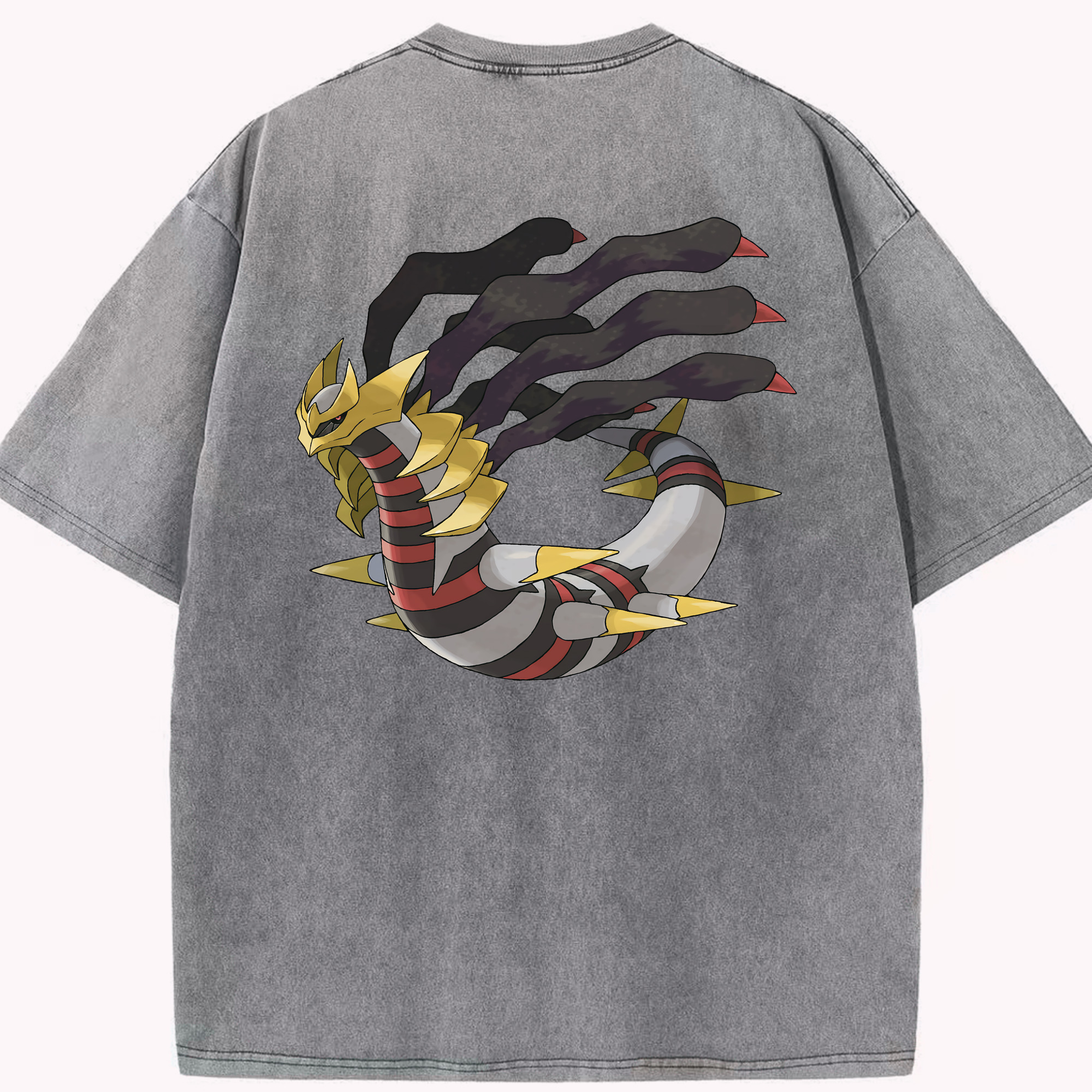 （画像用） ポケットモンスター Pokémon 綿100% ヴィンテージ風 半袖Tシャツ（背面プリント）