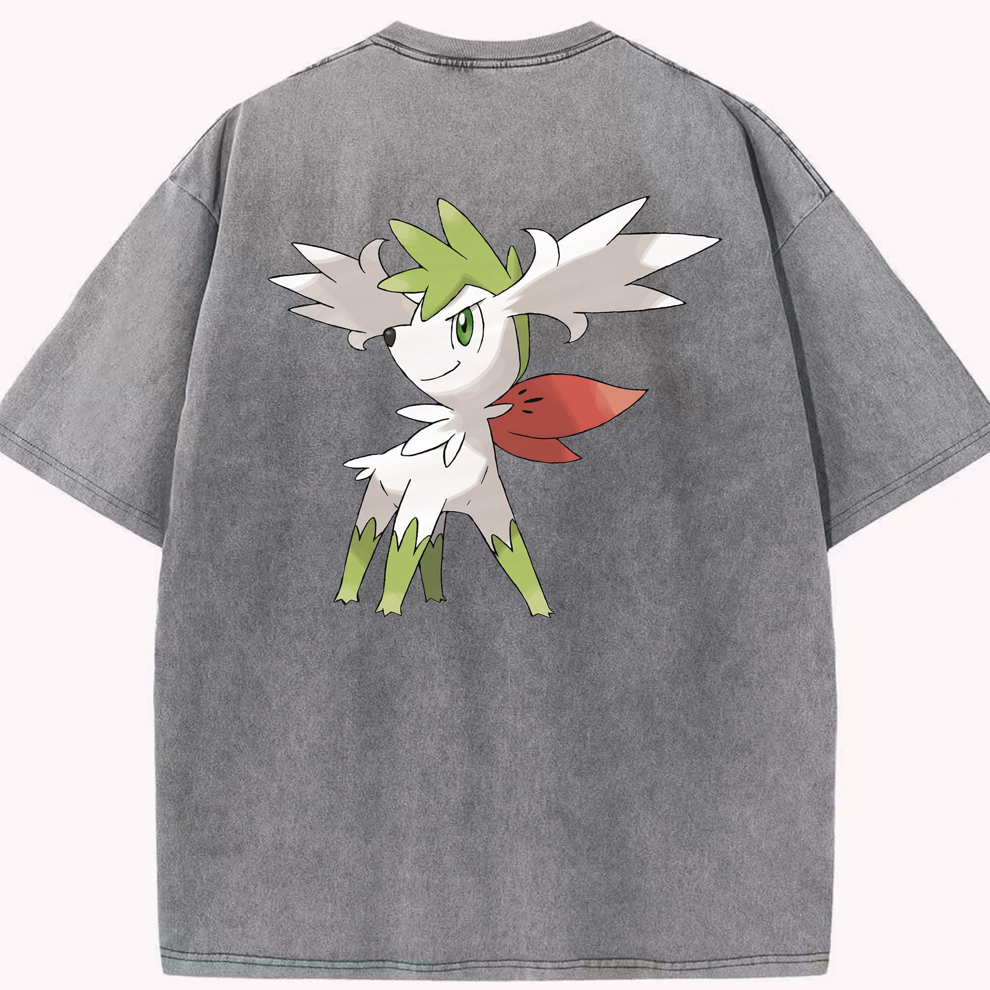 （画像用） ポケットモンスター Pokémon 綿100% ヴィンテージ風 半袖Tシャツ（背面プリント）
