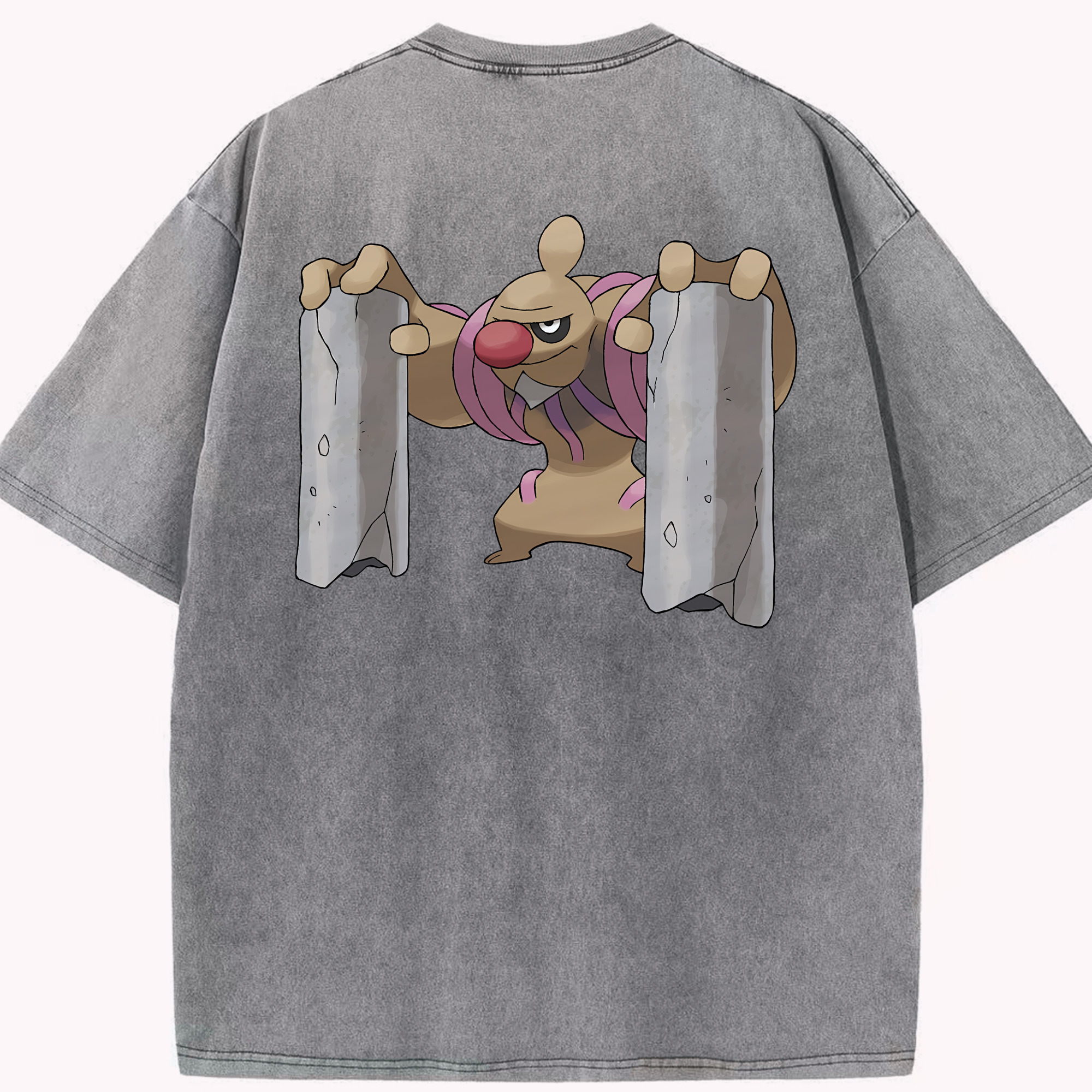 （画像用） ポケットモンスター Pokémon 綿100% ヴィンテージ風 半袖Tシャツ（背面プリント）