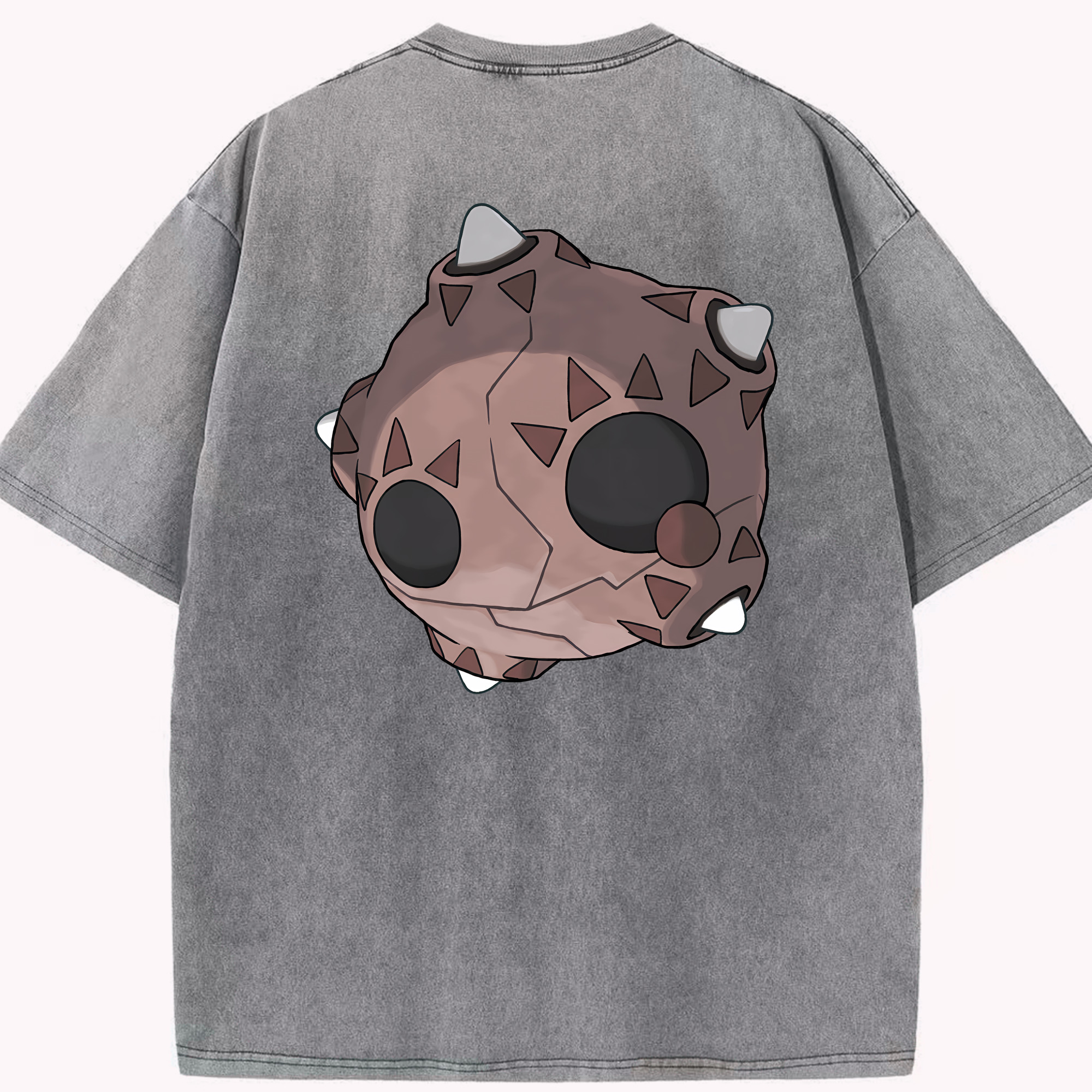 （画像用） ポケットモンスター Pokémon 綿100% ヴィンテージ風 半袖Tシャツ（背面プリント）