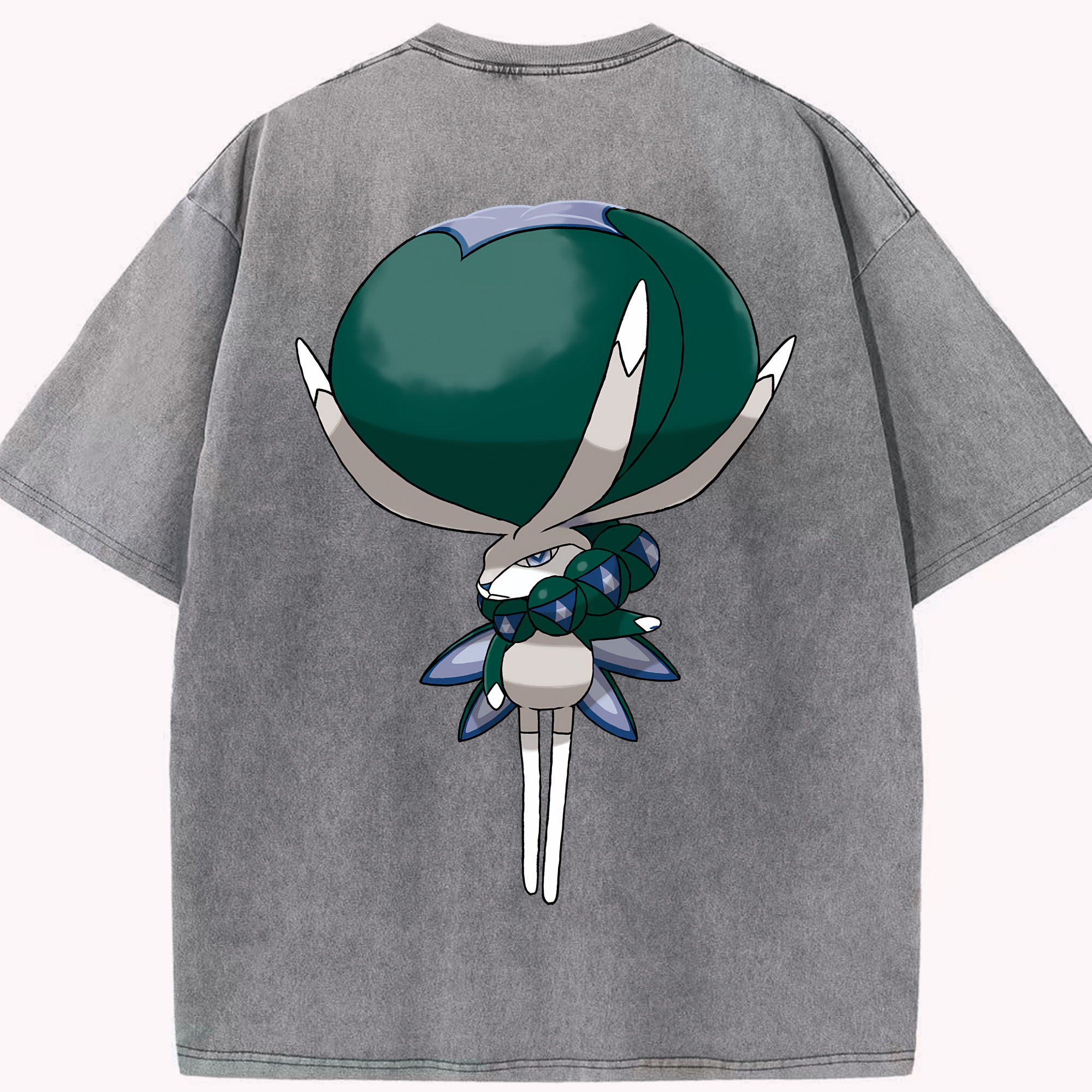 （画像用） ポケットモンスター Pokémon 綿100% ヴィンテージ風 半袖Tシャツ（背面プリント）